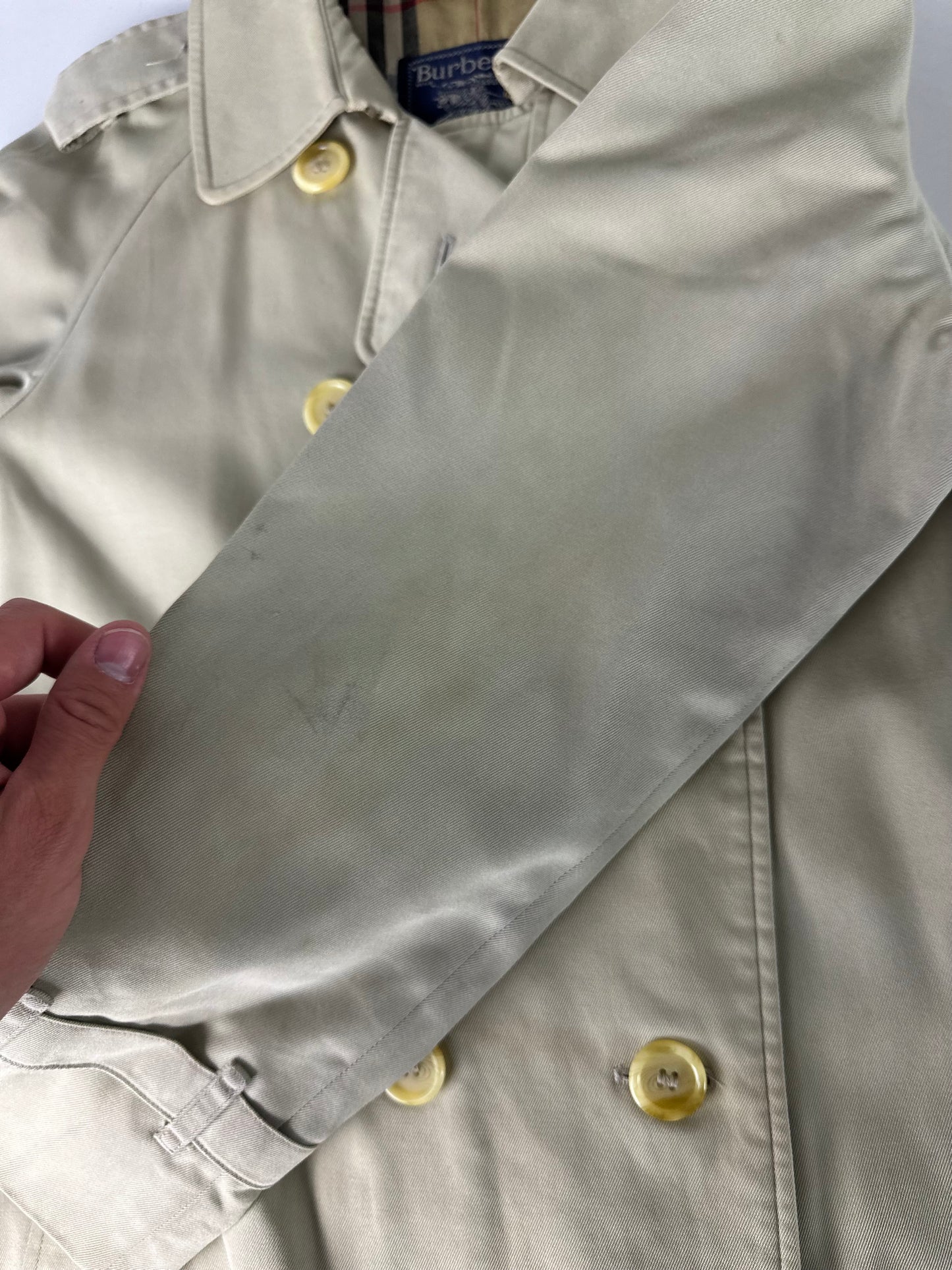 Vintage Burberry Trench Coat Size 10 S