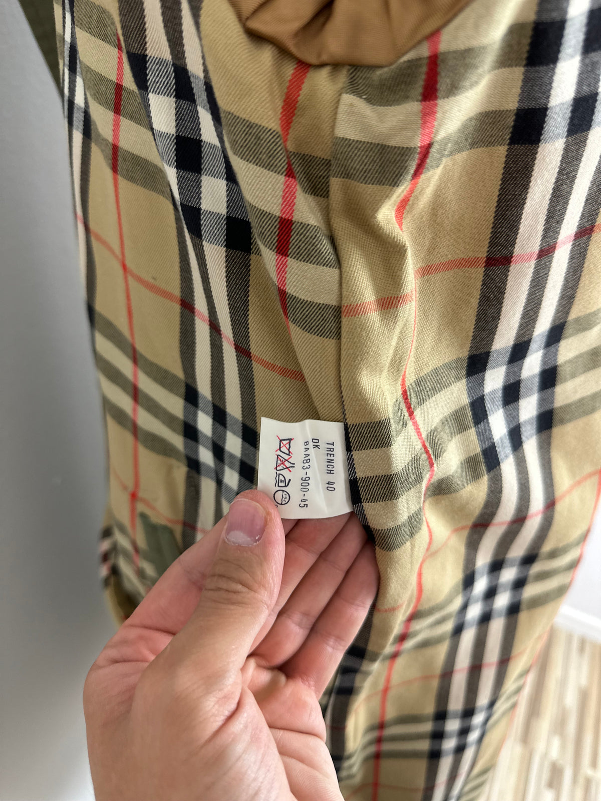Vintage Burberry Trench Coat Khaki Size 52 L