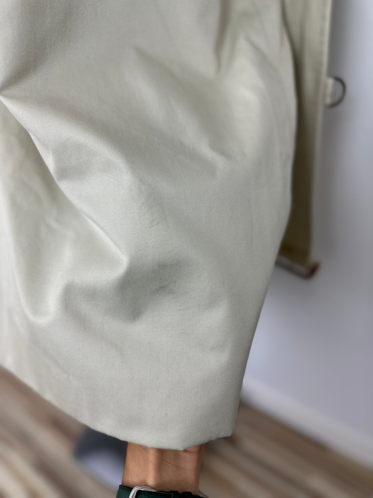 Vintage Burberry Trench Coat Creme Size 58 XXL