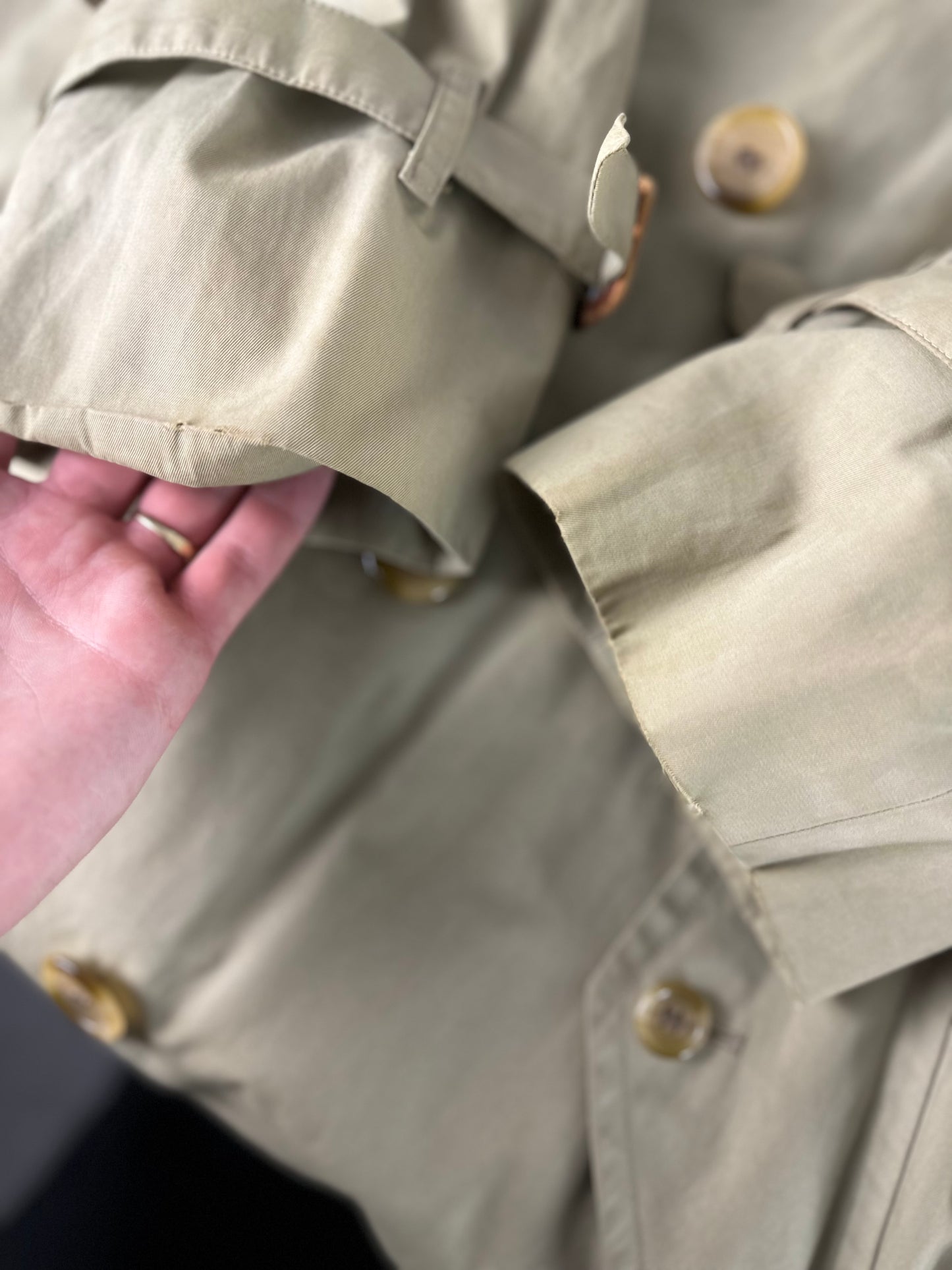 Vintage Burberry Trench Coat Size 54 XL