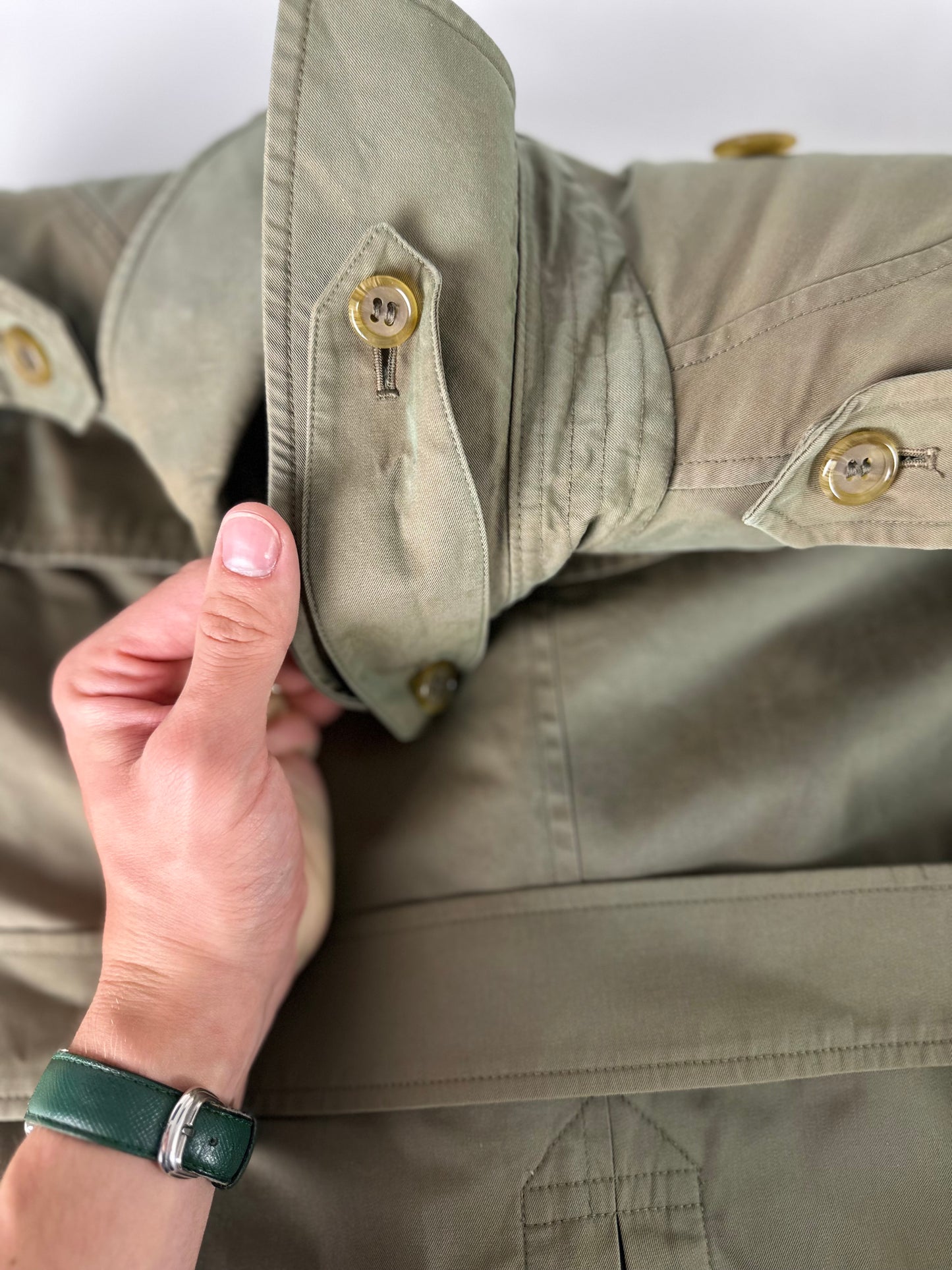 Vintage Burberry Trench Coat Size 6 XXS With Lining