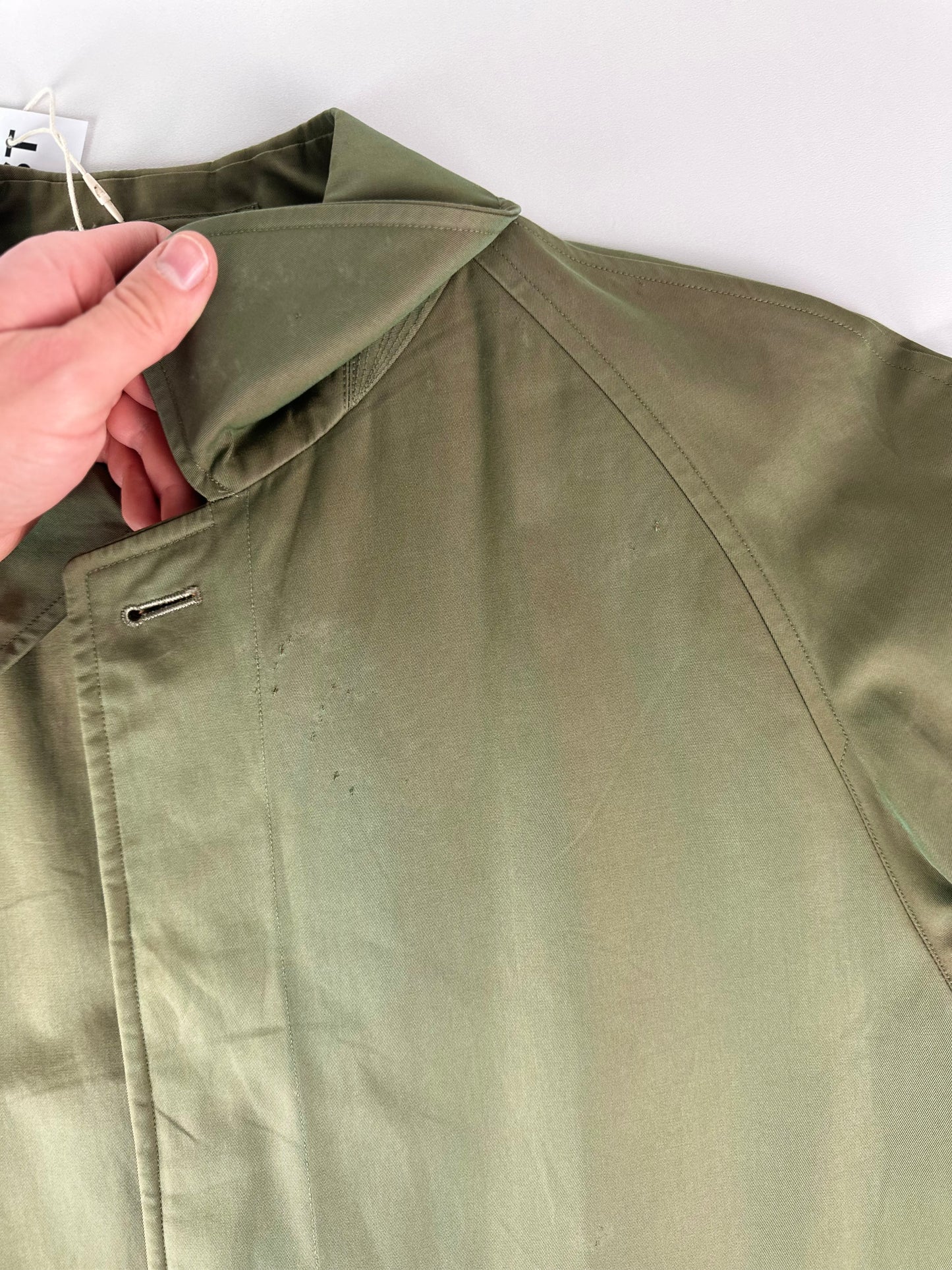 Vintage Burberry Car Coat Khaki Size 48 M