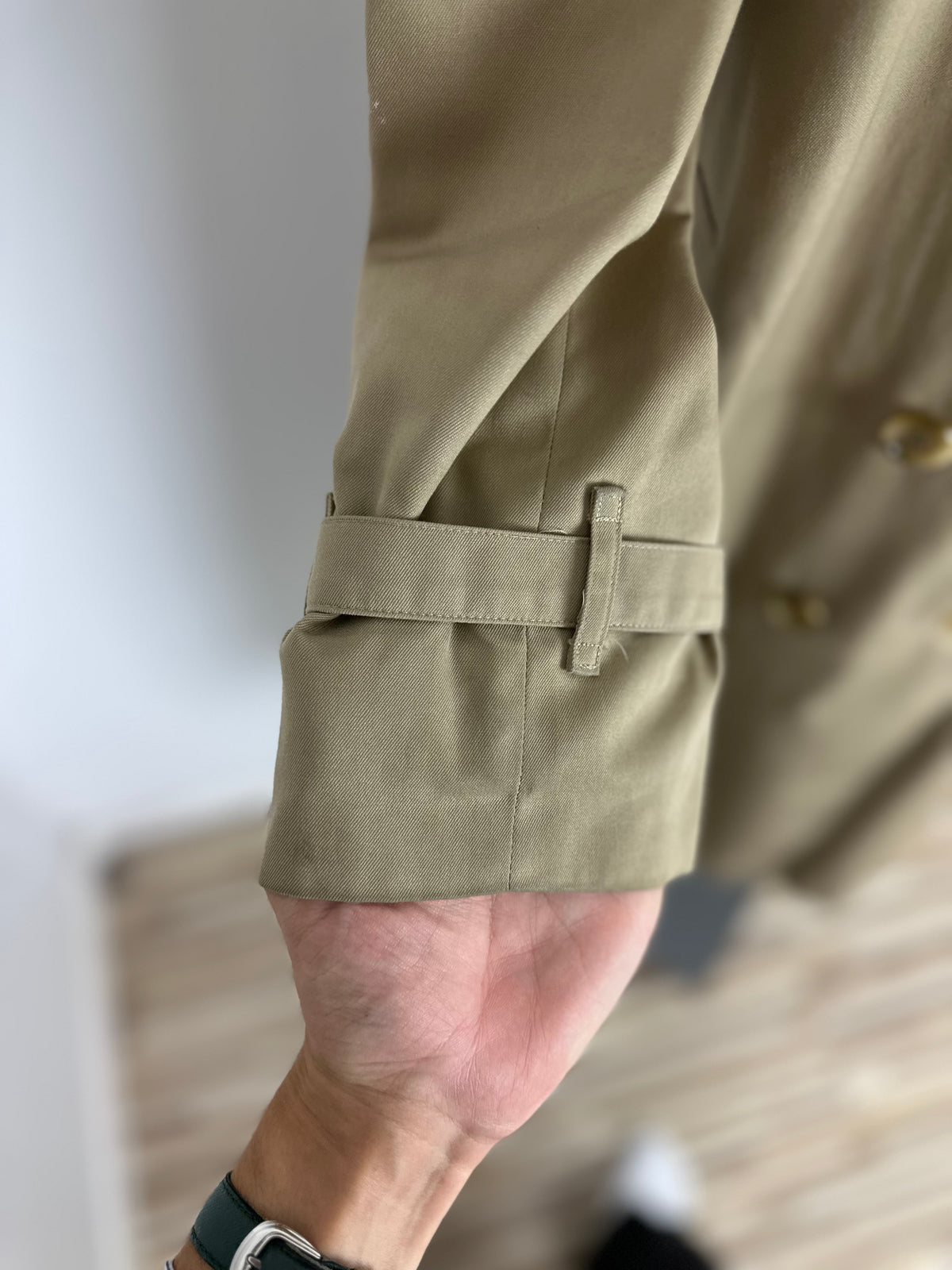 Vintage Burberry Trench Coat Beige Size 10 S