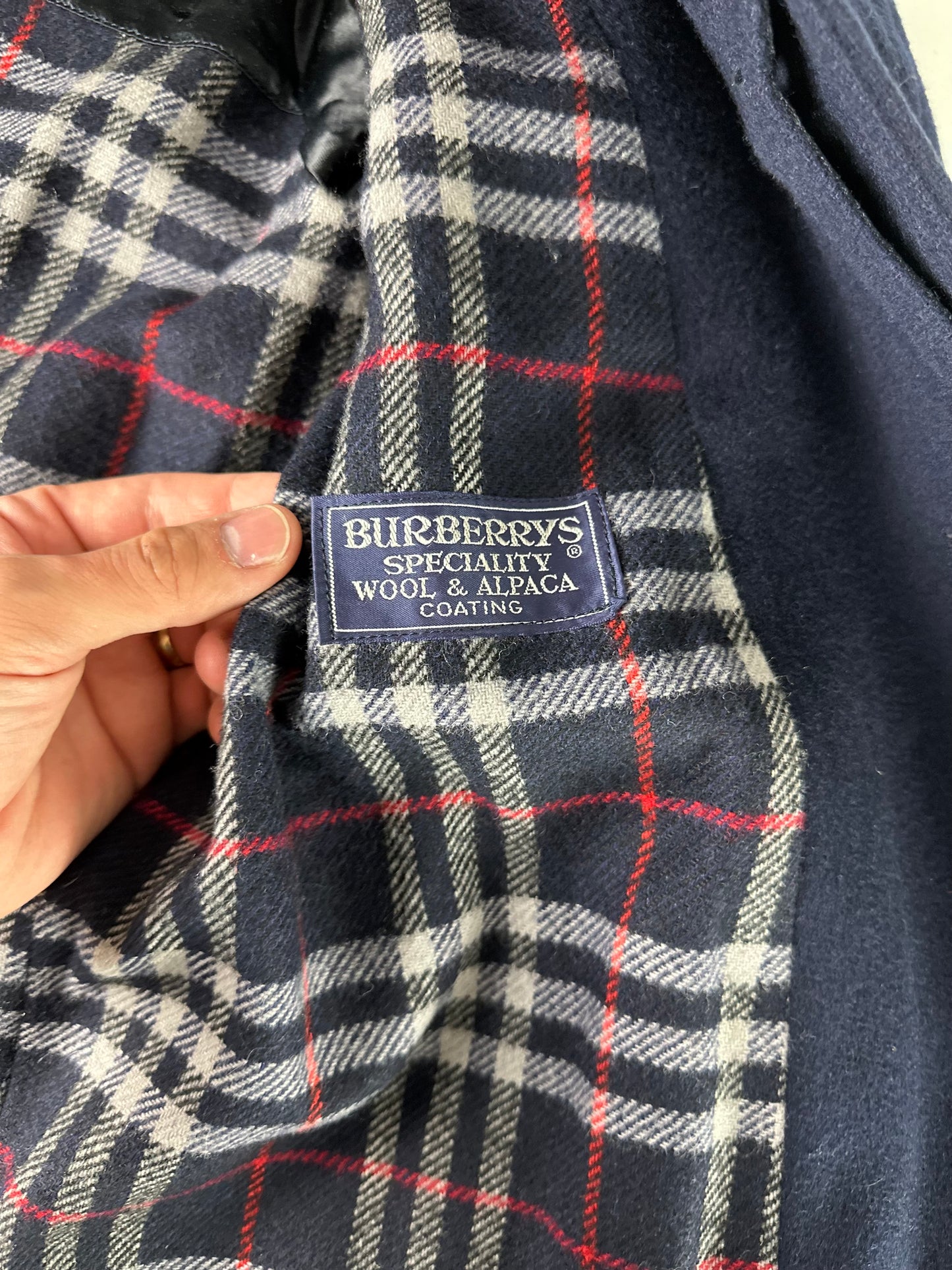 Vintage Burberry Wool Coat Size 50 L