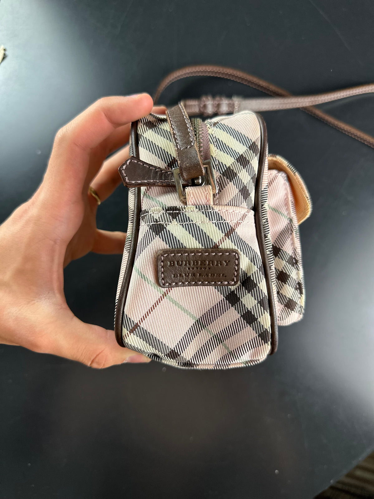 Vintage Burberry Blue Label Nova Check Bag