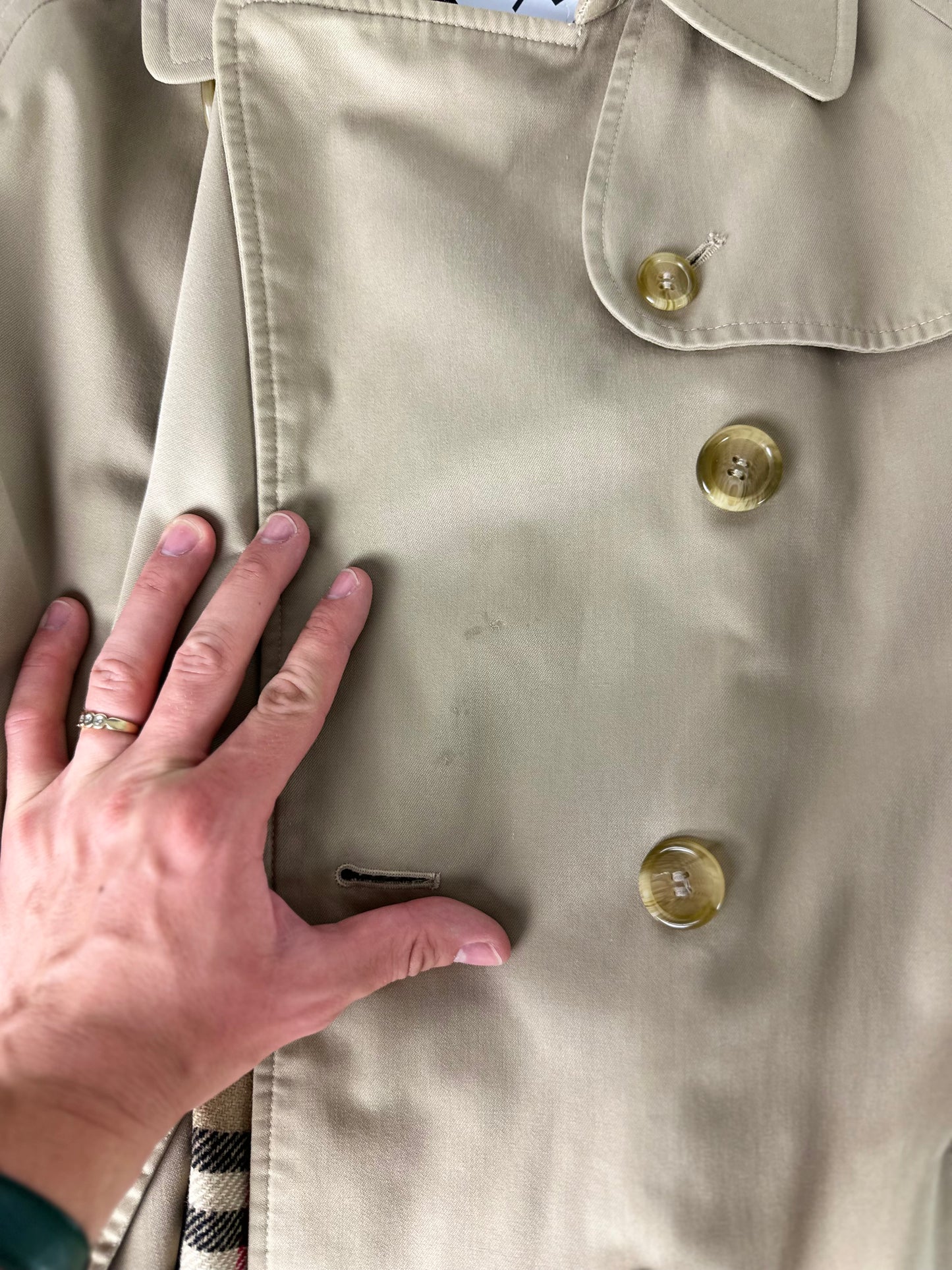 Vintage Burberrys Trench Coat Size 6 XXS With Lining