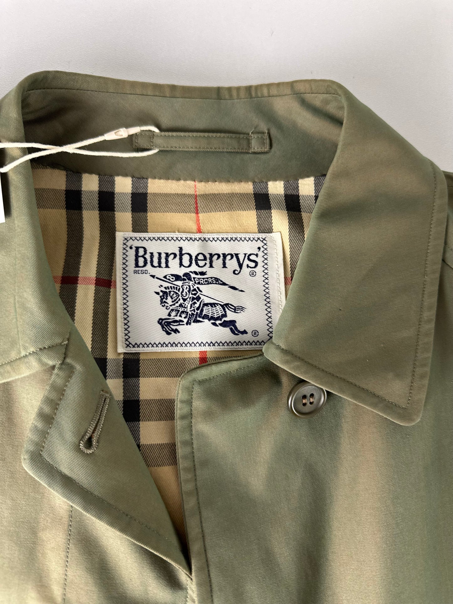 Vintage Burberry Trench Coat Size 10 S