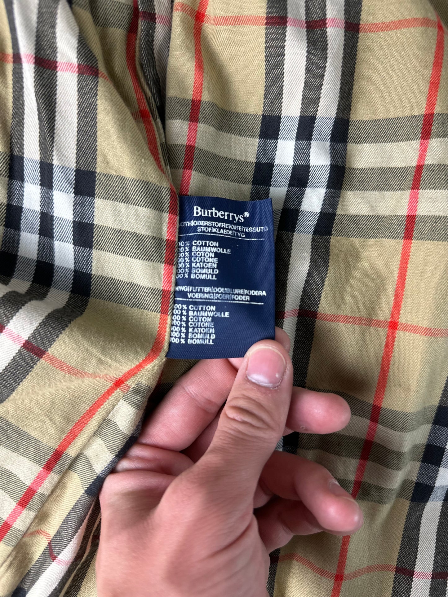 Vintage Burberry Trench Coat Size 50 L