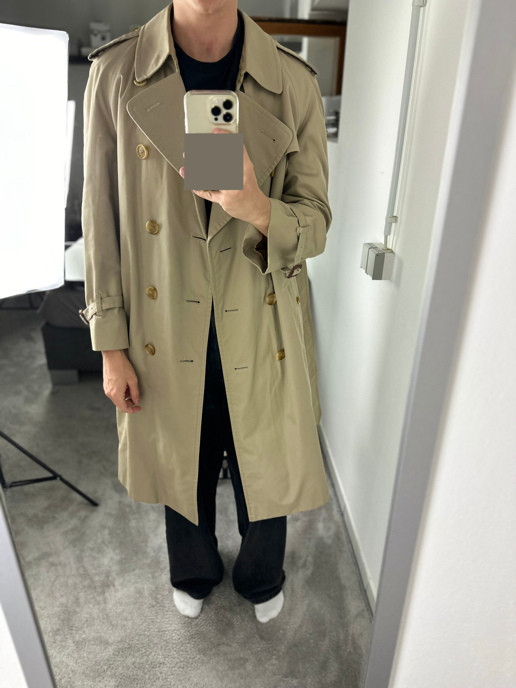 Burberrys Trenchcoat (48/M) including Inlet