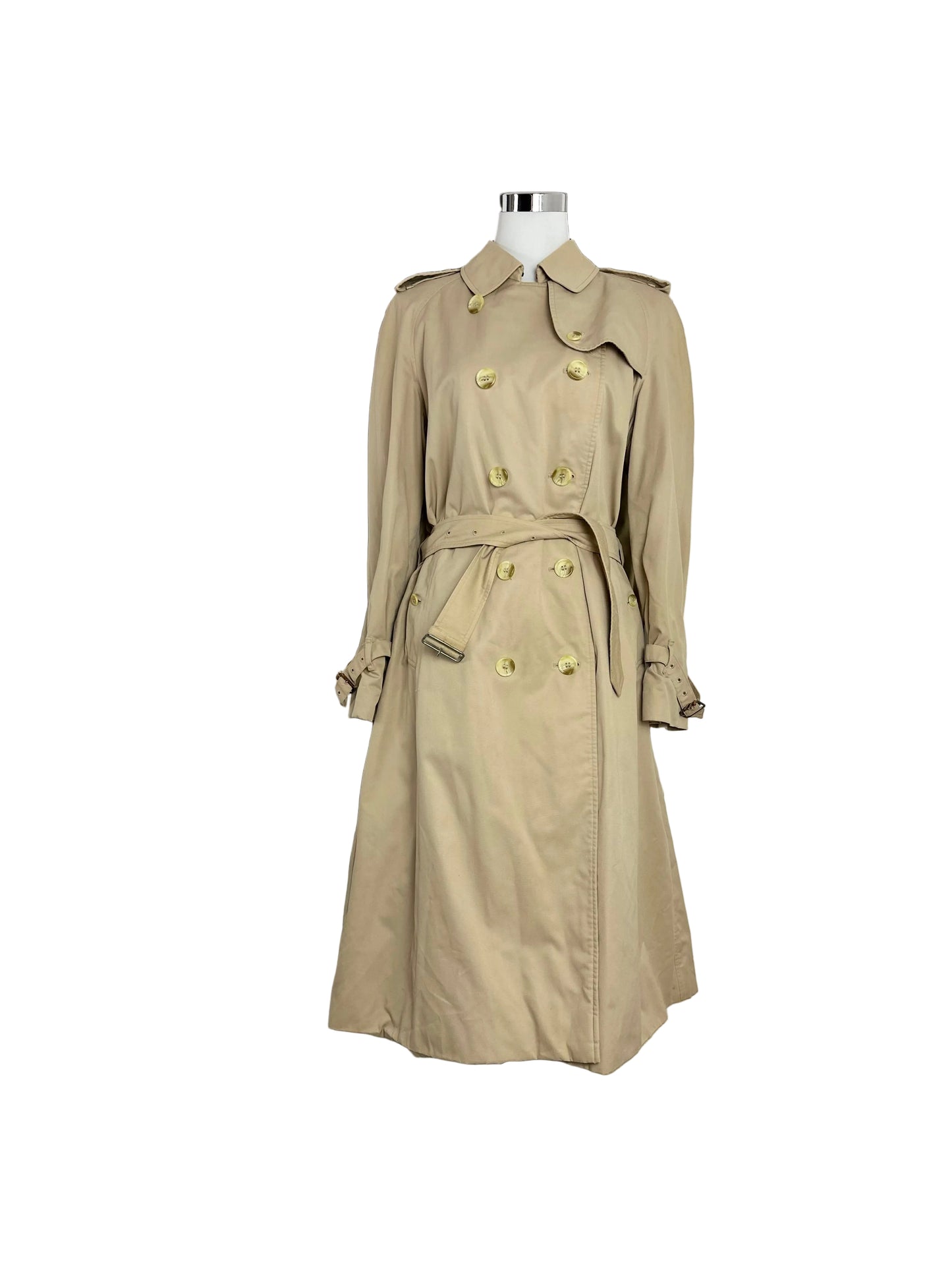 Vintage Burberry Trench Coat Size 12 M
