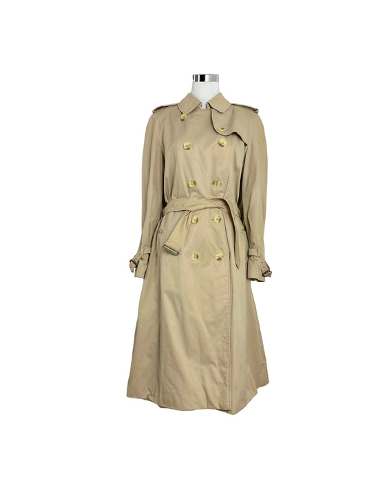 Vintage Burberry Trench Coat Size 12 M