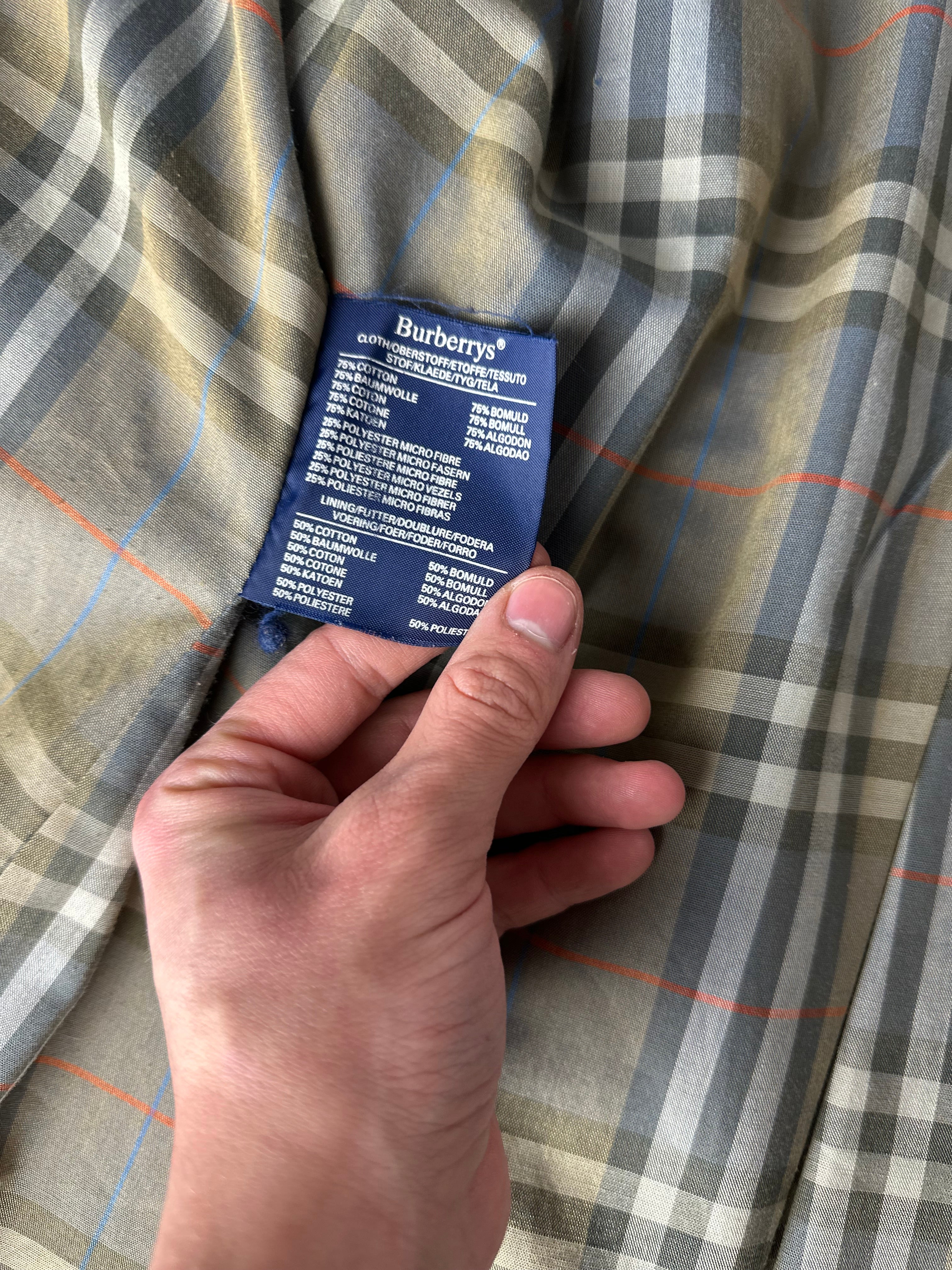 Burberrys Trenchcoat (12/M) including Inlet