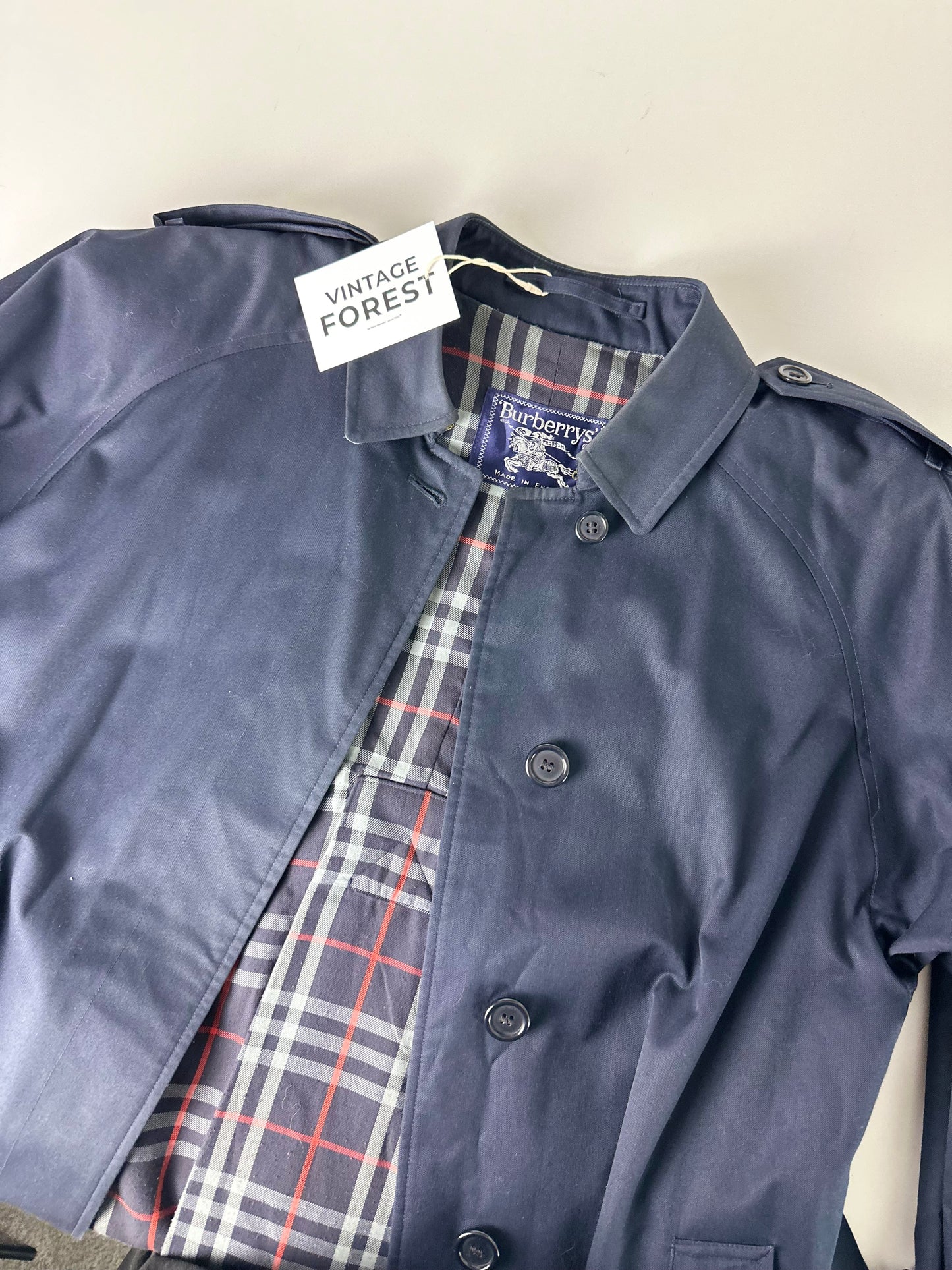 Vintage Burberry Trench Coat Size 12 M