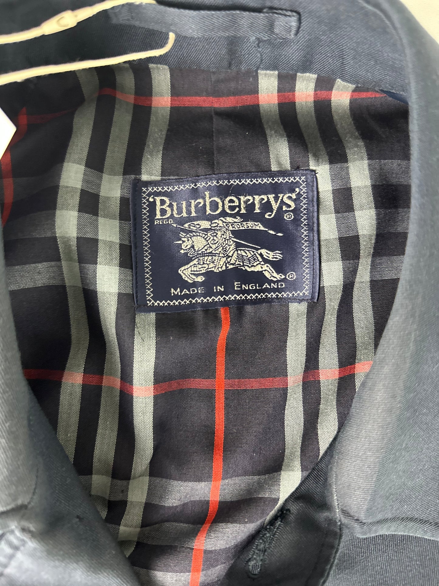 Vintage Burberry Car Coat Size 54 XL