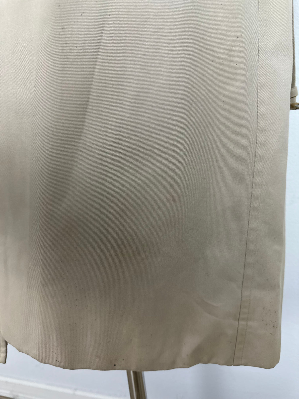 Vintage Burberry Trench Coat Creme Size 56 XL