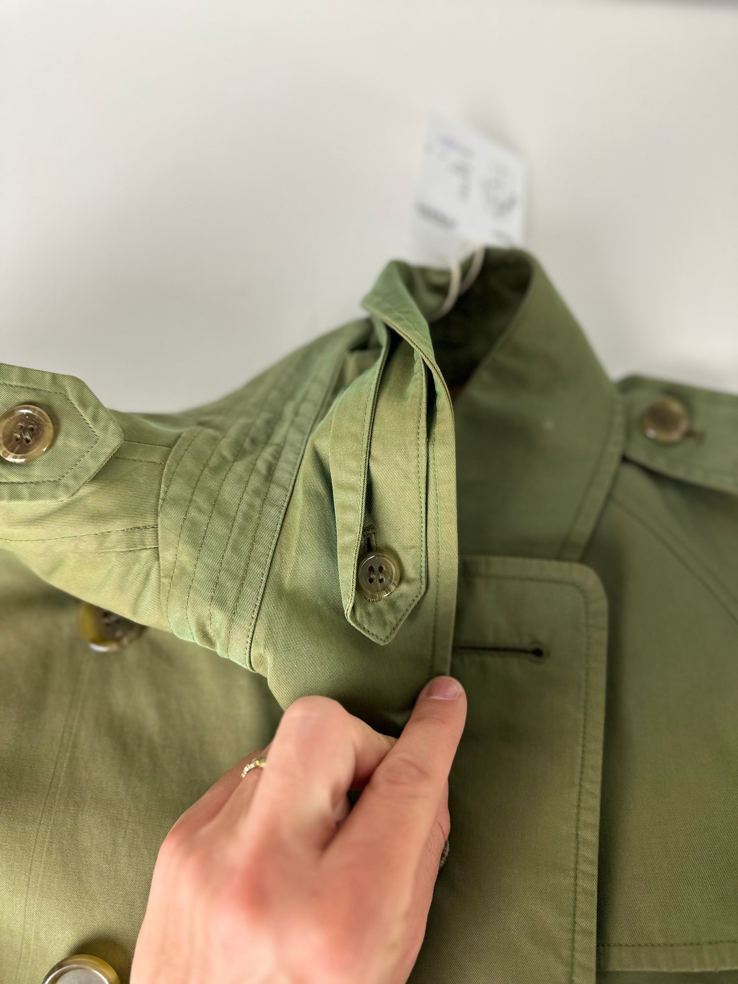 Vintage Burberry Trench Coat Size 8 XS