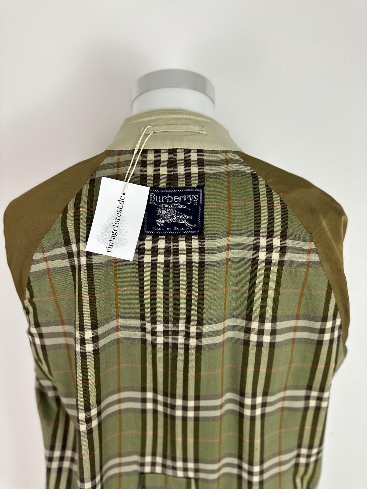 Vintage Burberry Trench Coat Creme Size 50 L