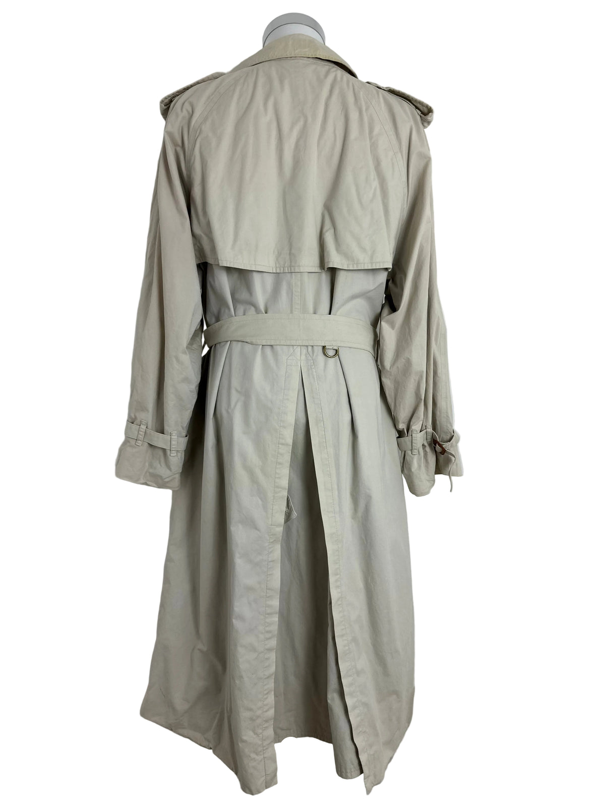 Vintage Burberry Trench Coat White Size 58 XXL