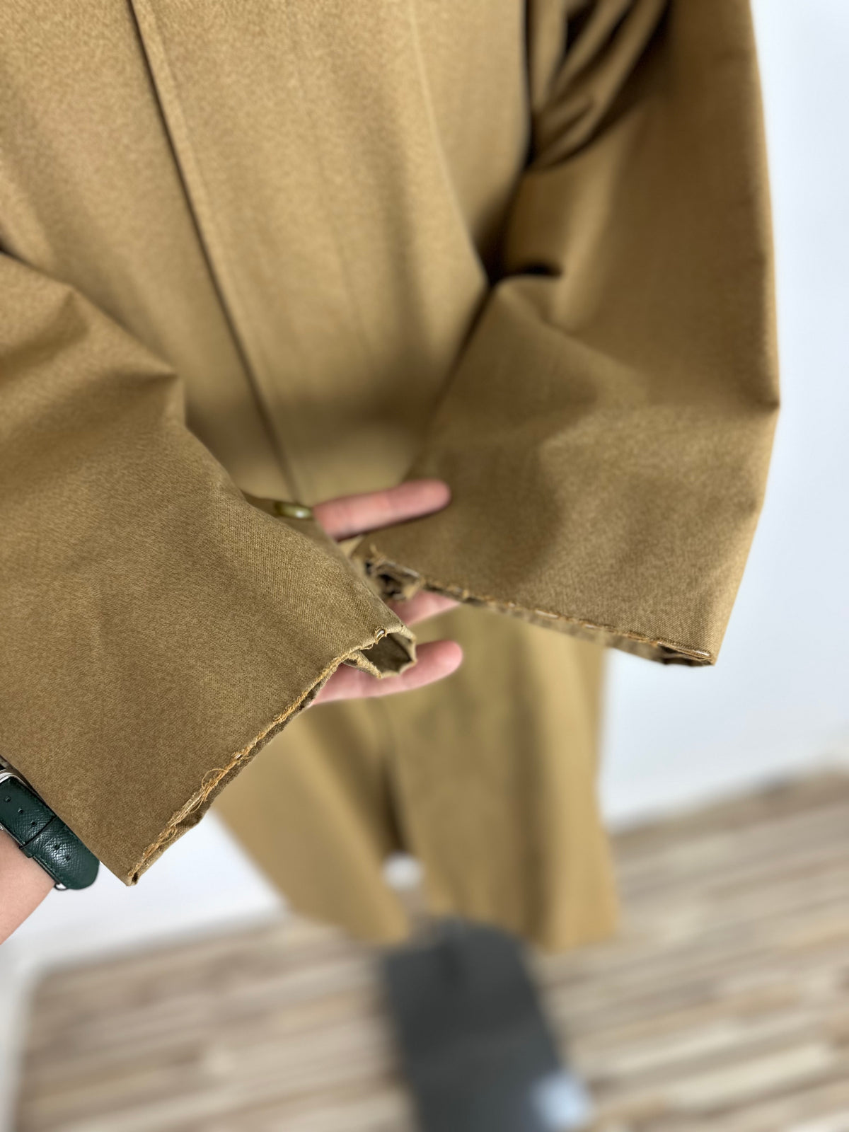 Vintage Burberry Car Coat Mustard Size 56 XL