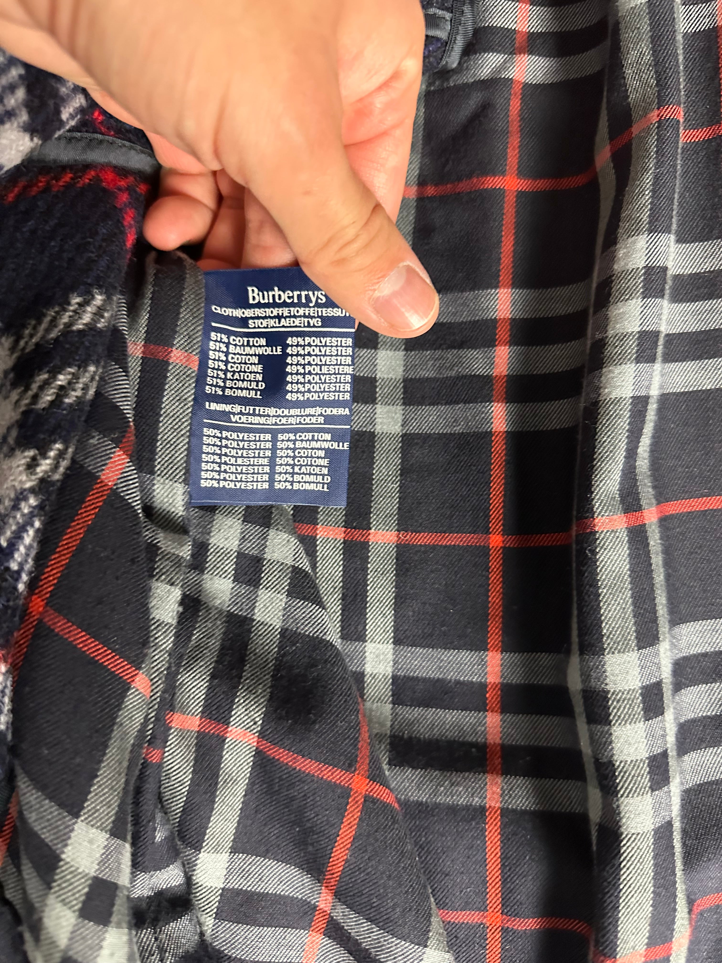 Burberrys Trenchcoat (54/XL) including Inlet