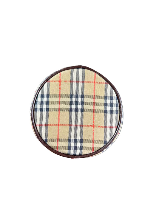 Vintage Burberry Haymarket Nova Check Makeup Bag Pouch