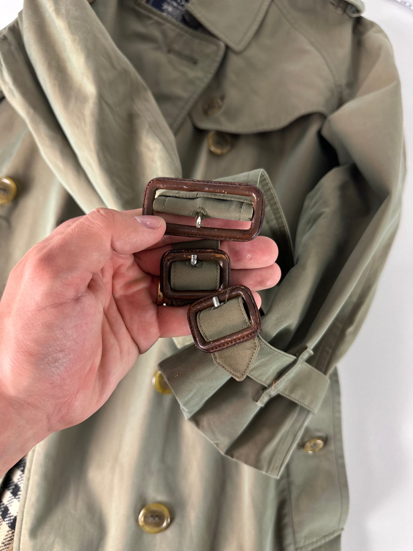 Vintage Burberry Trench Coat Size 6 XXS With Lining
