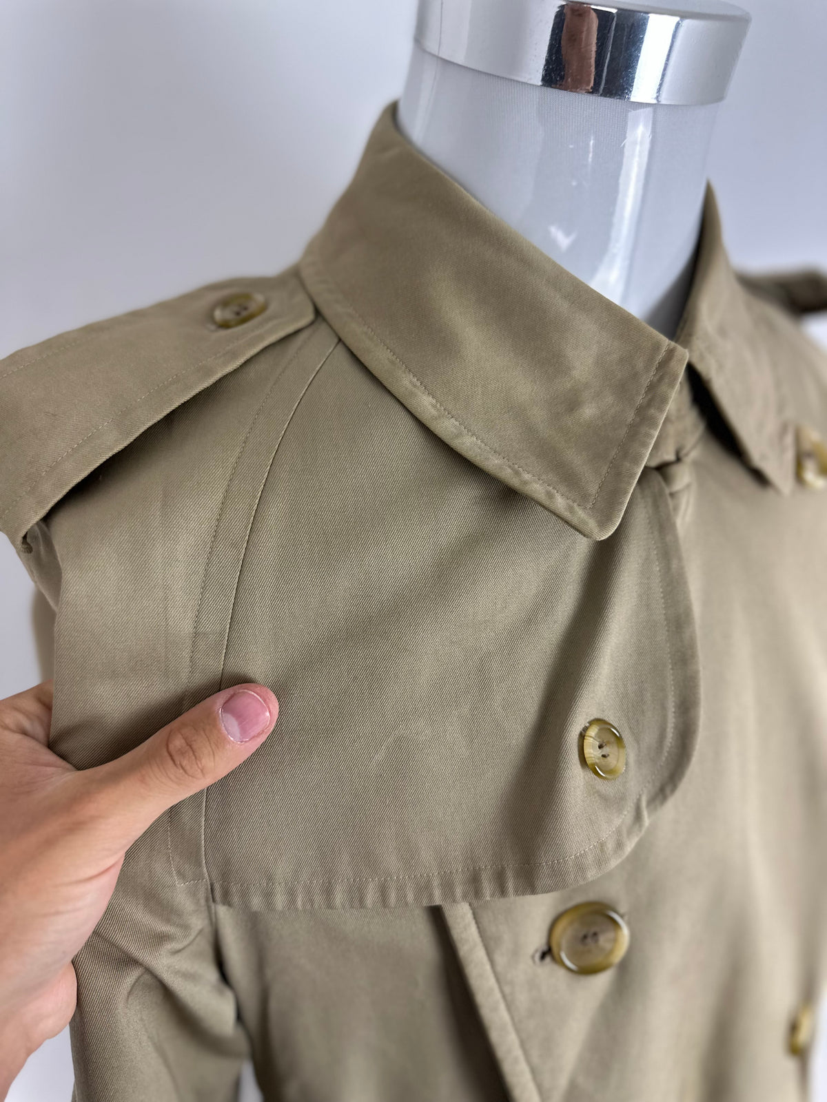 Vintage Burberry Trench Coat Beige Size 50 L