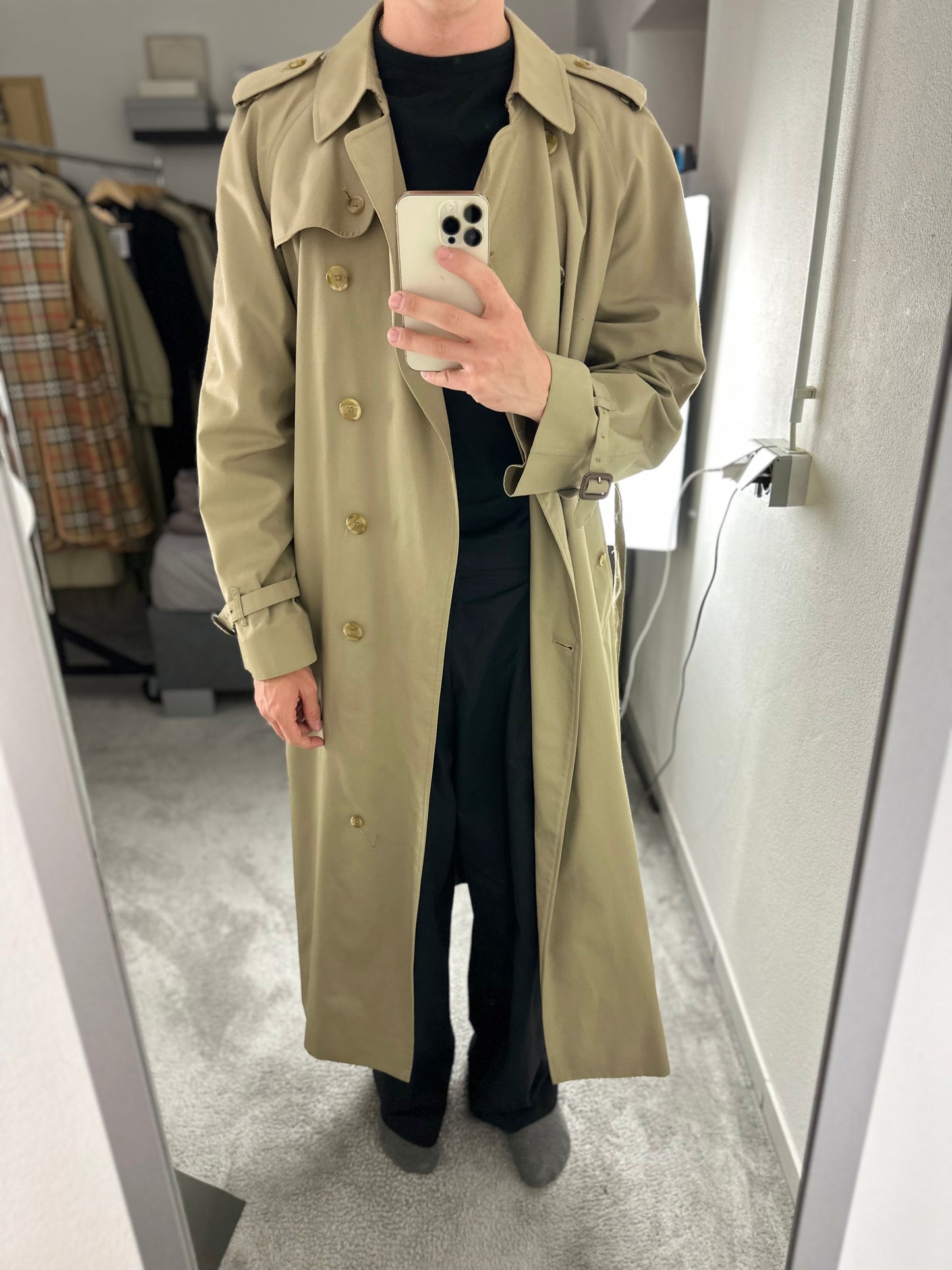 Vintage Burberry Trench Coat Size 18 XXL