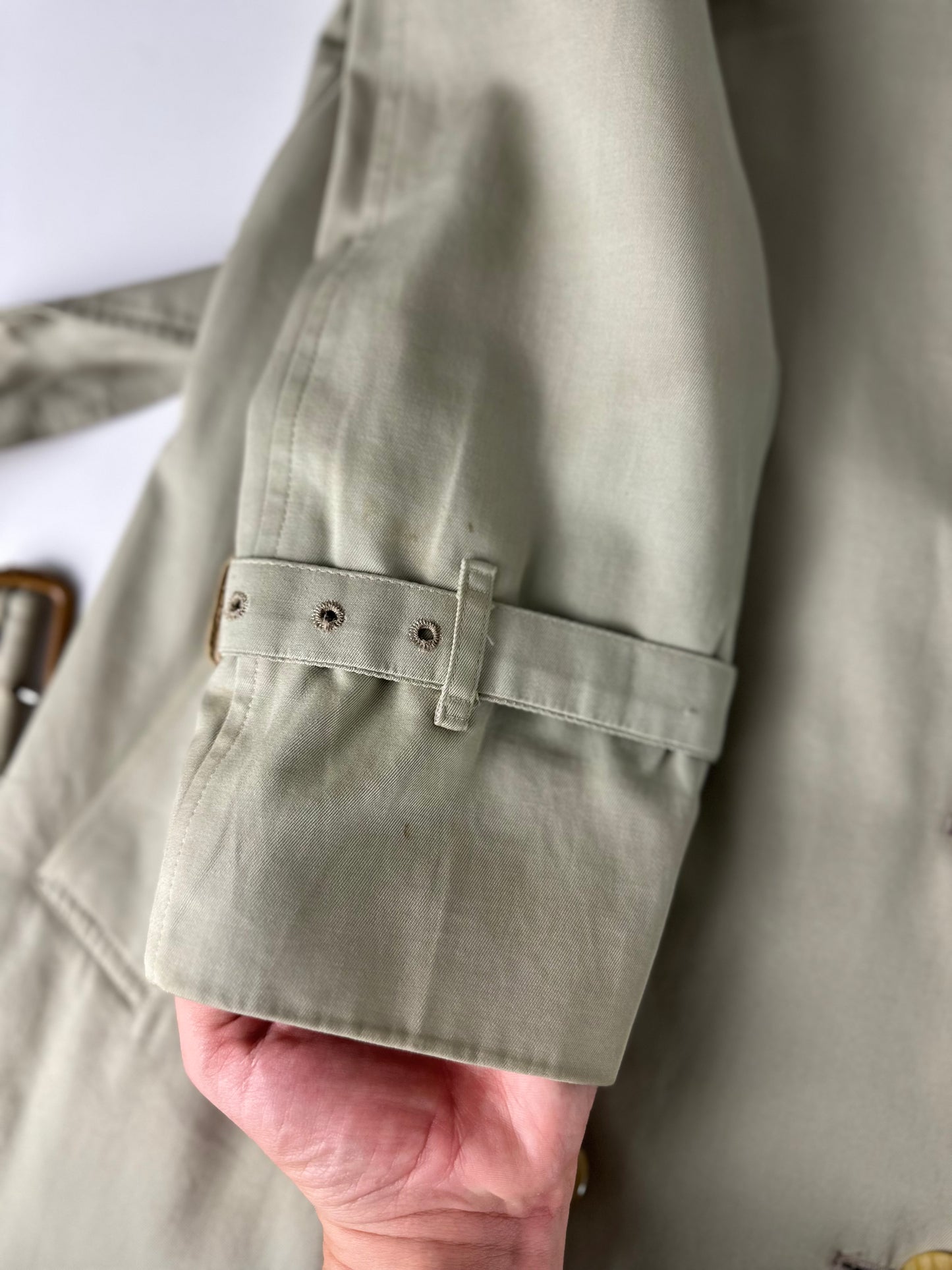 Vintage Burberry Trench Coat Size 6 XXS