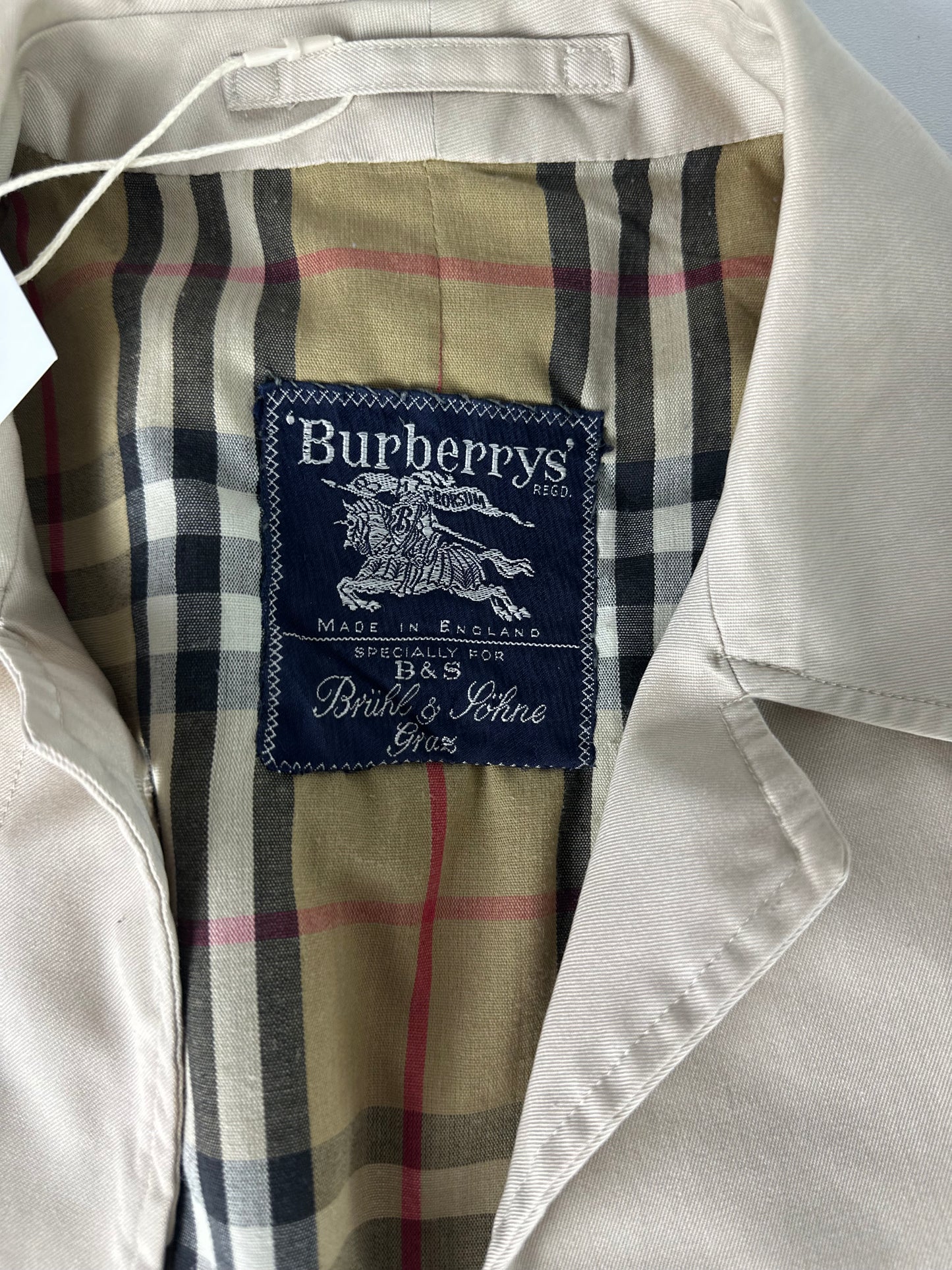 Vintage Burberry Car Coat Size 10 S