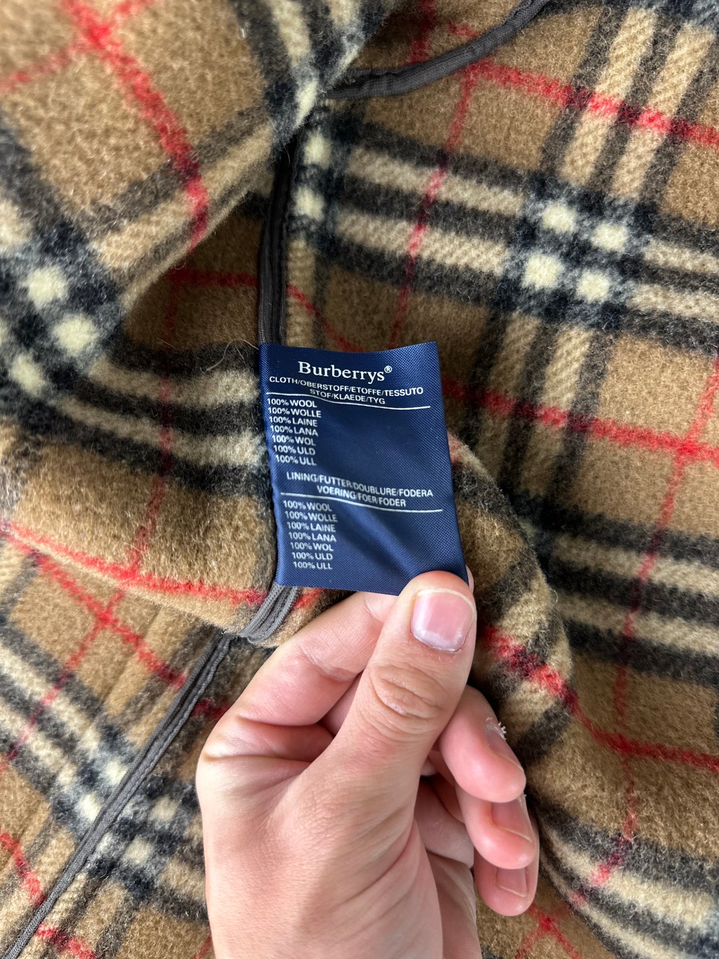 Vintage Burberry Duffle Coat Size 8 XS