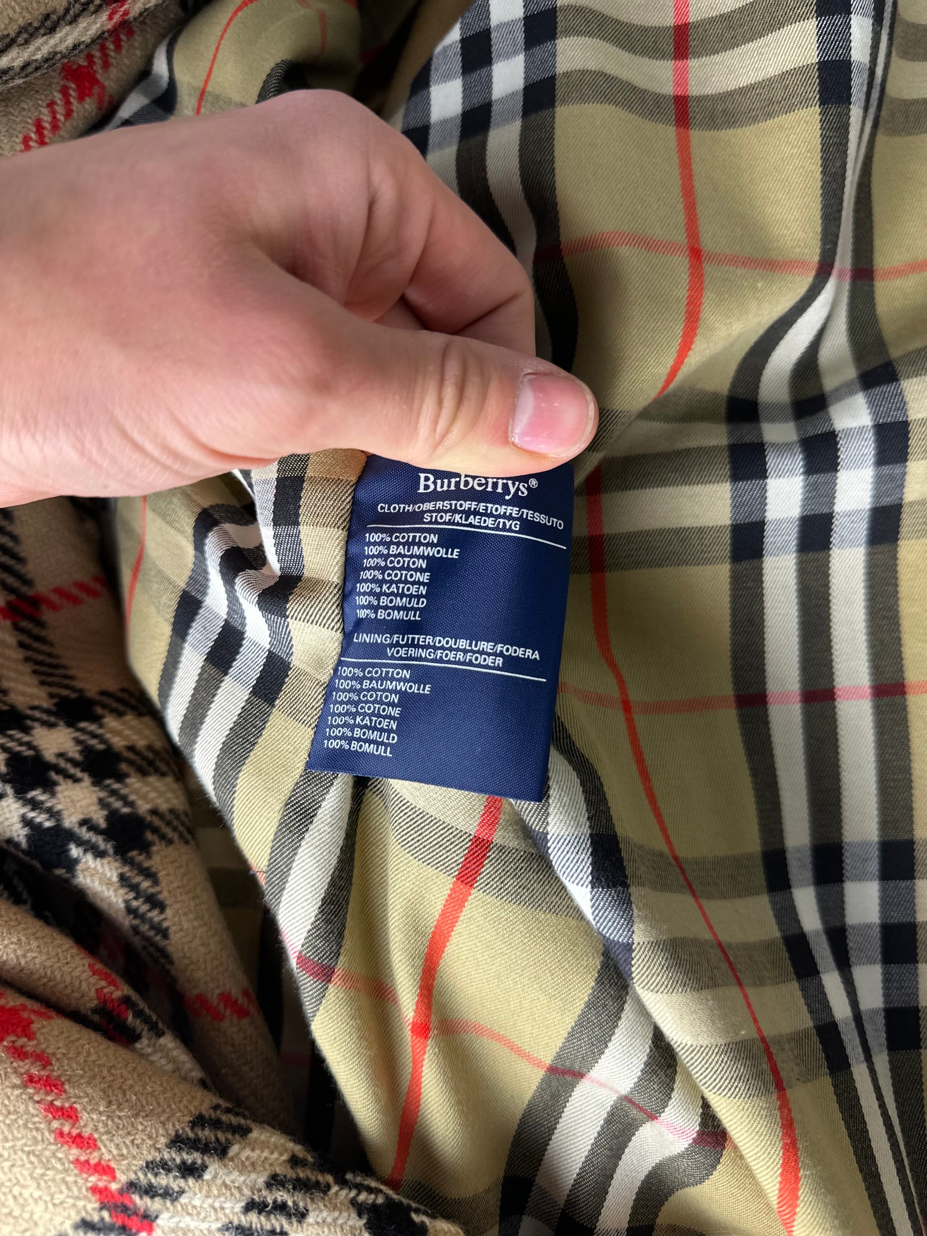 Burberrys Trenchcoat (58/XXL) including Inlet