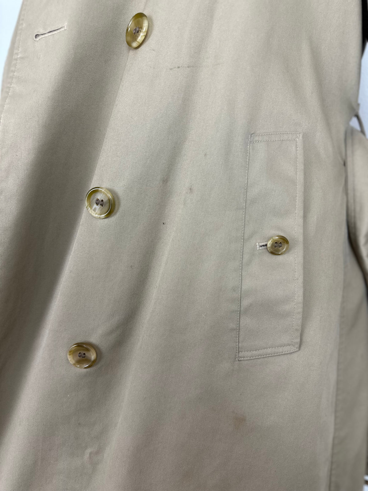 Vintage Burberry Trench Coat Beige Size 10 S