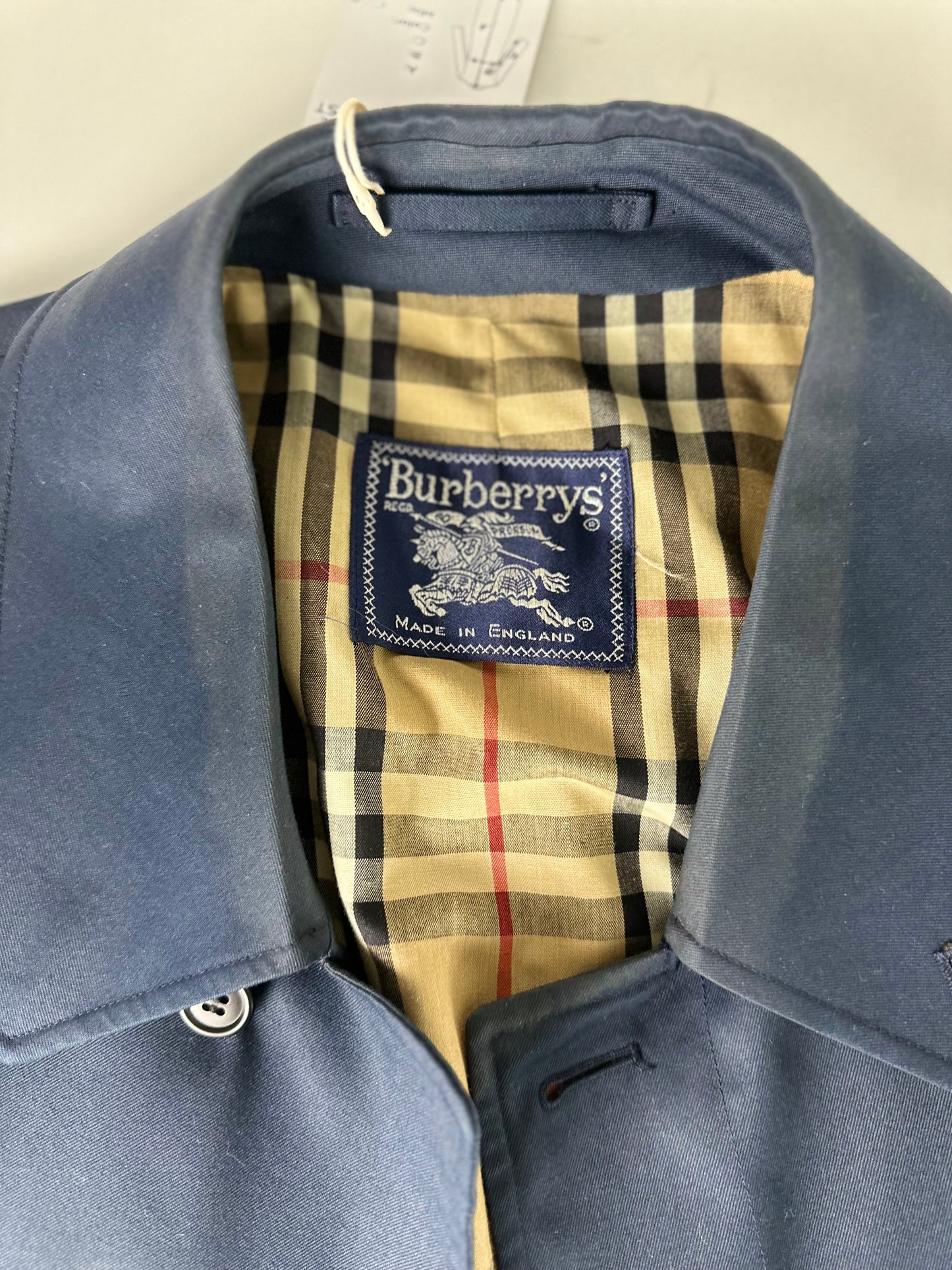 Vintage Burberry Car Coat Size 56 XL