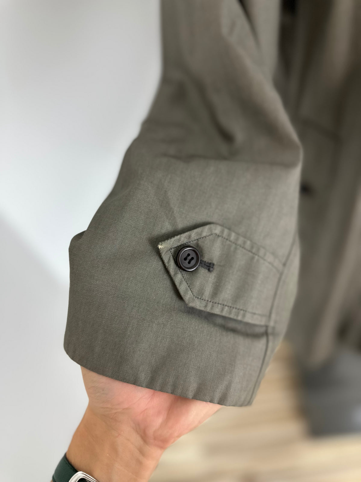 Vintage Burberry Car Coat Grey Size 50 L