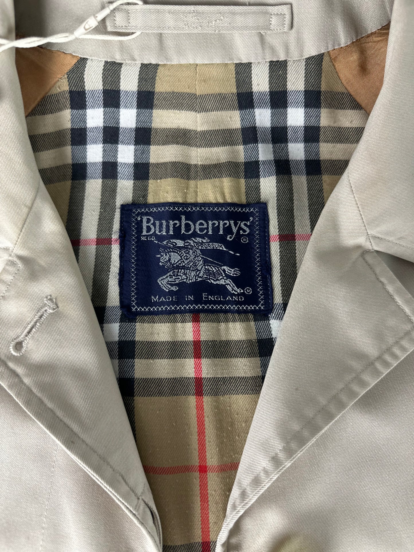 Vintage Burberry Car Coat Size 16 XL