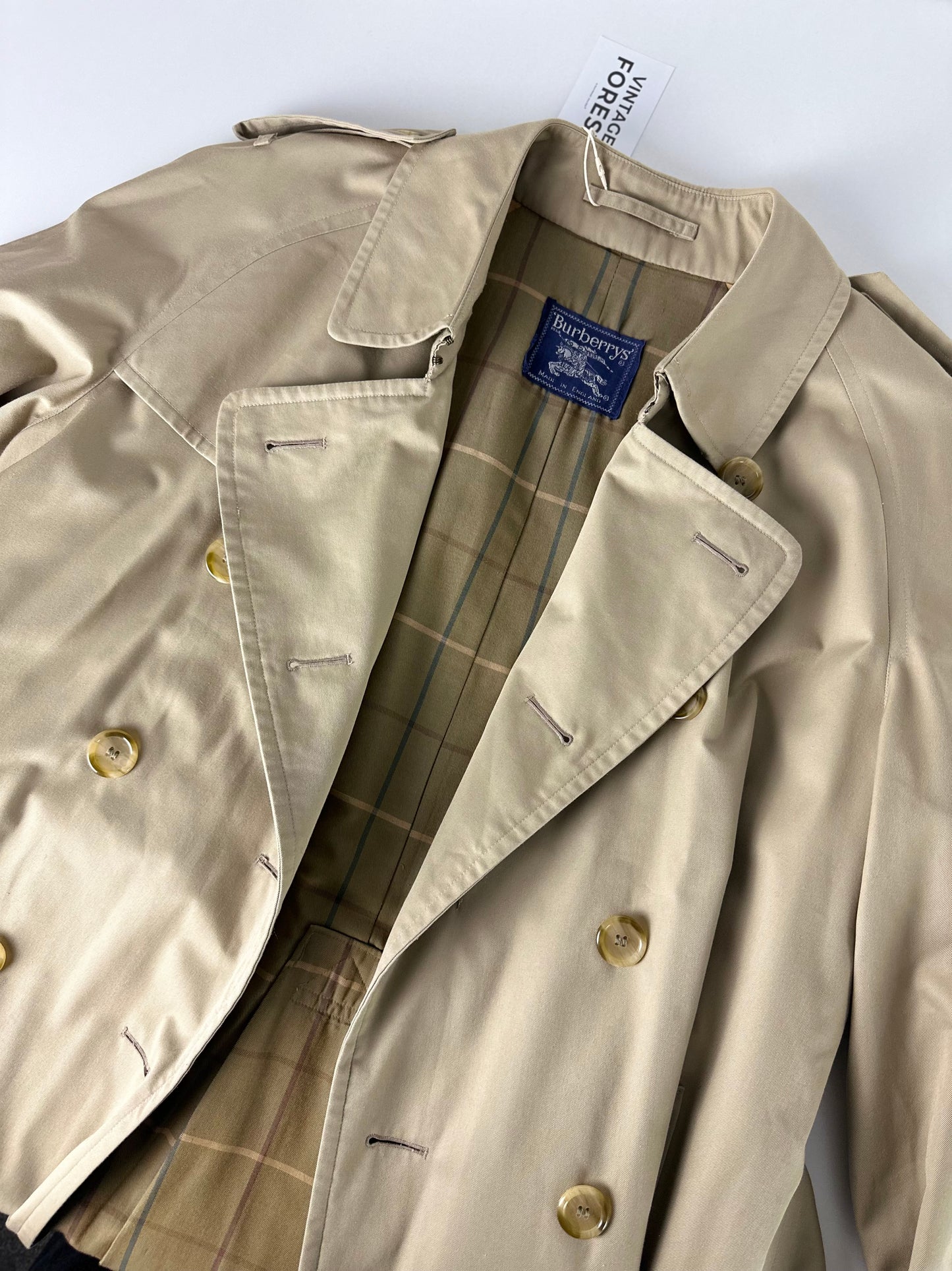 Vintage Burberry Trench Coat Size 54 XL