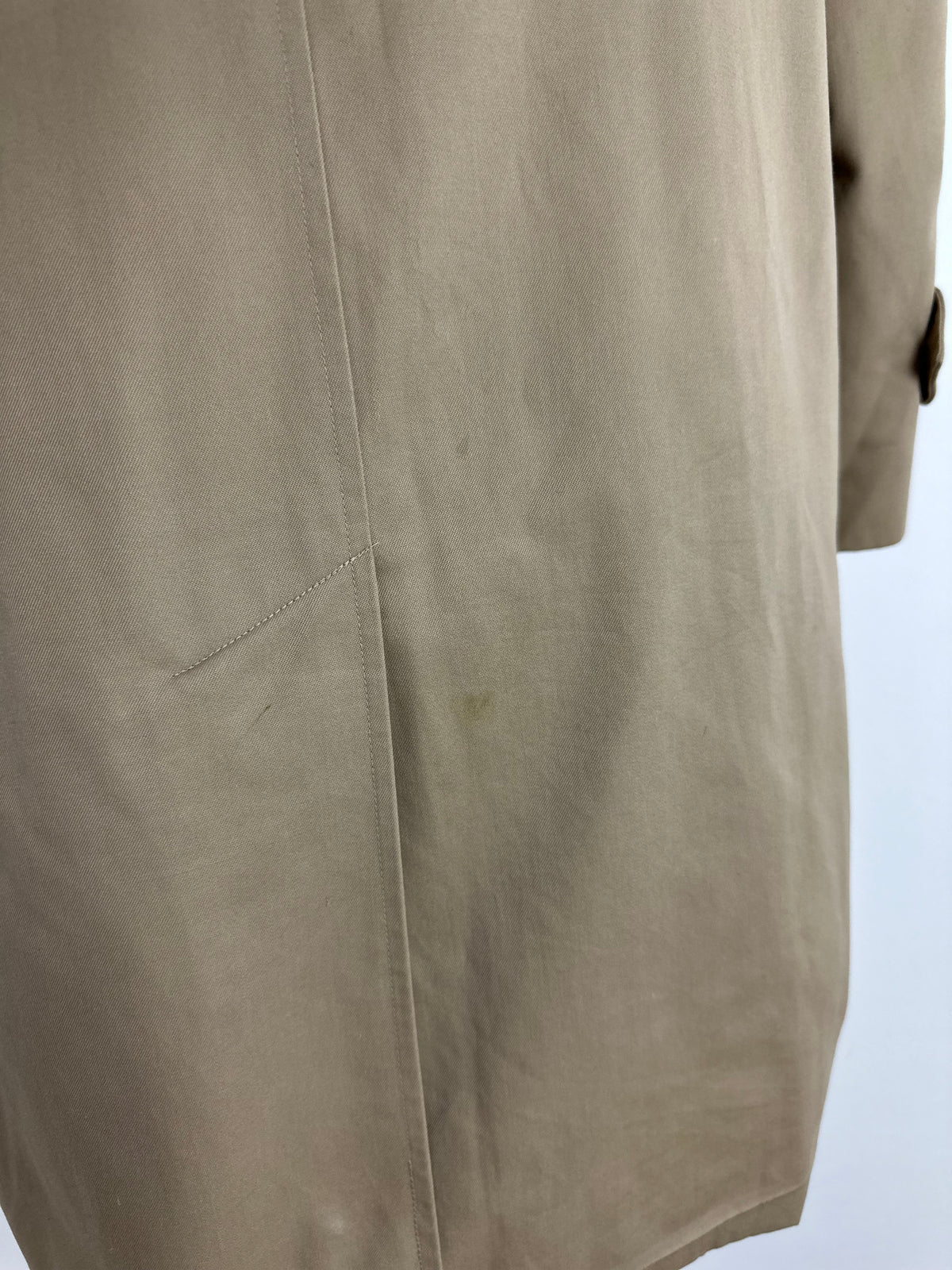 Vintage Burberry Car Coat Beige Size 8 XS