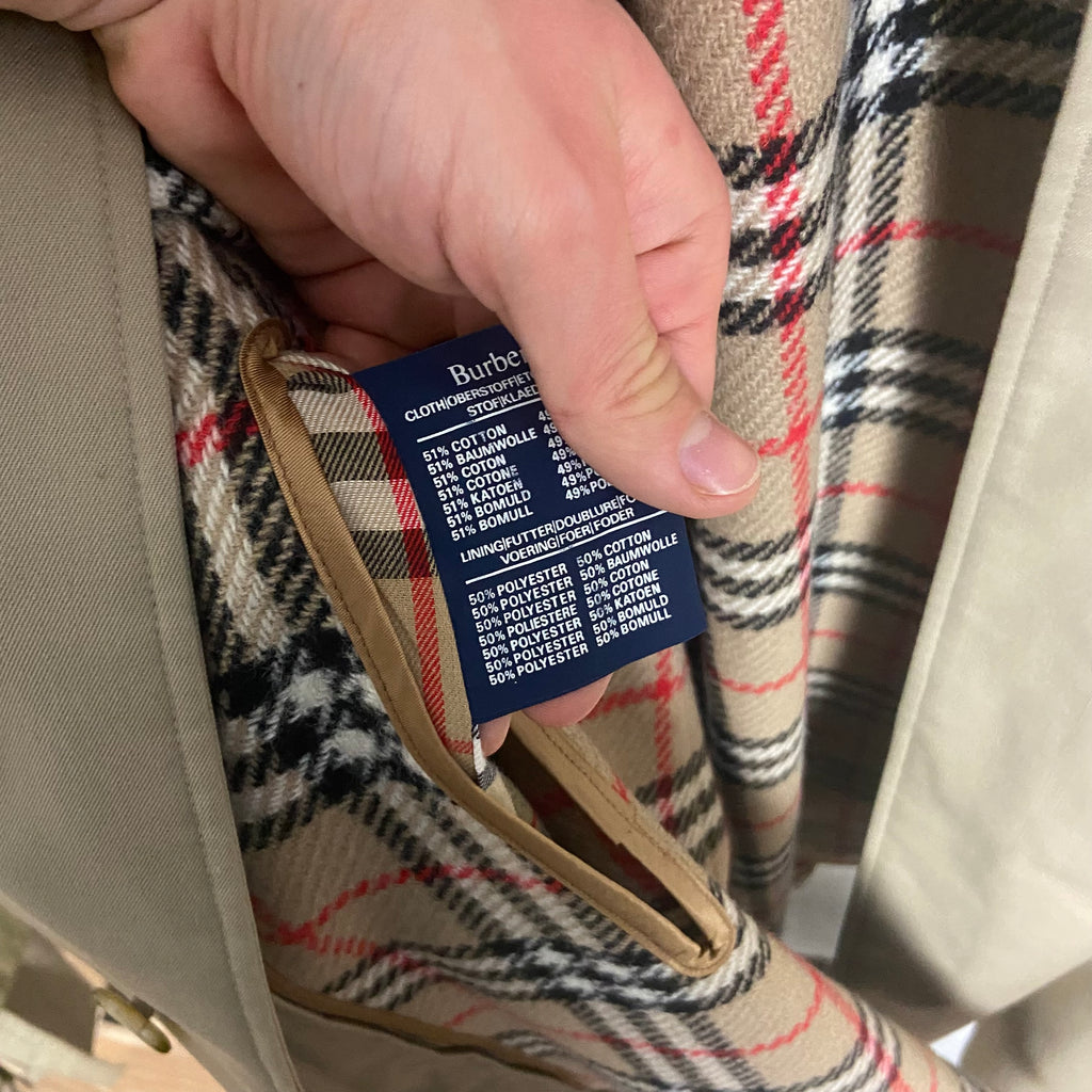 Burberry Trenchcoat Size 54/XL including Inlet