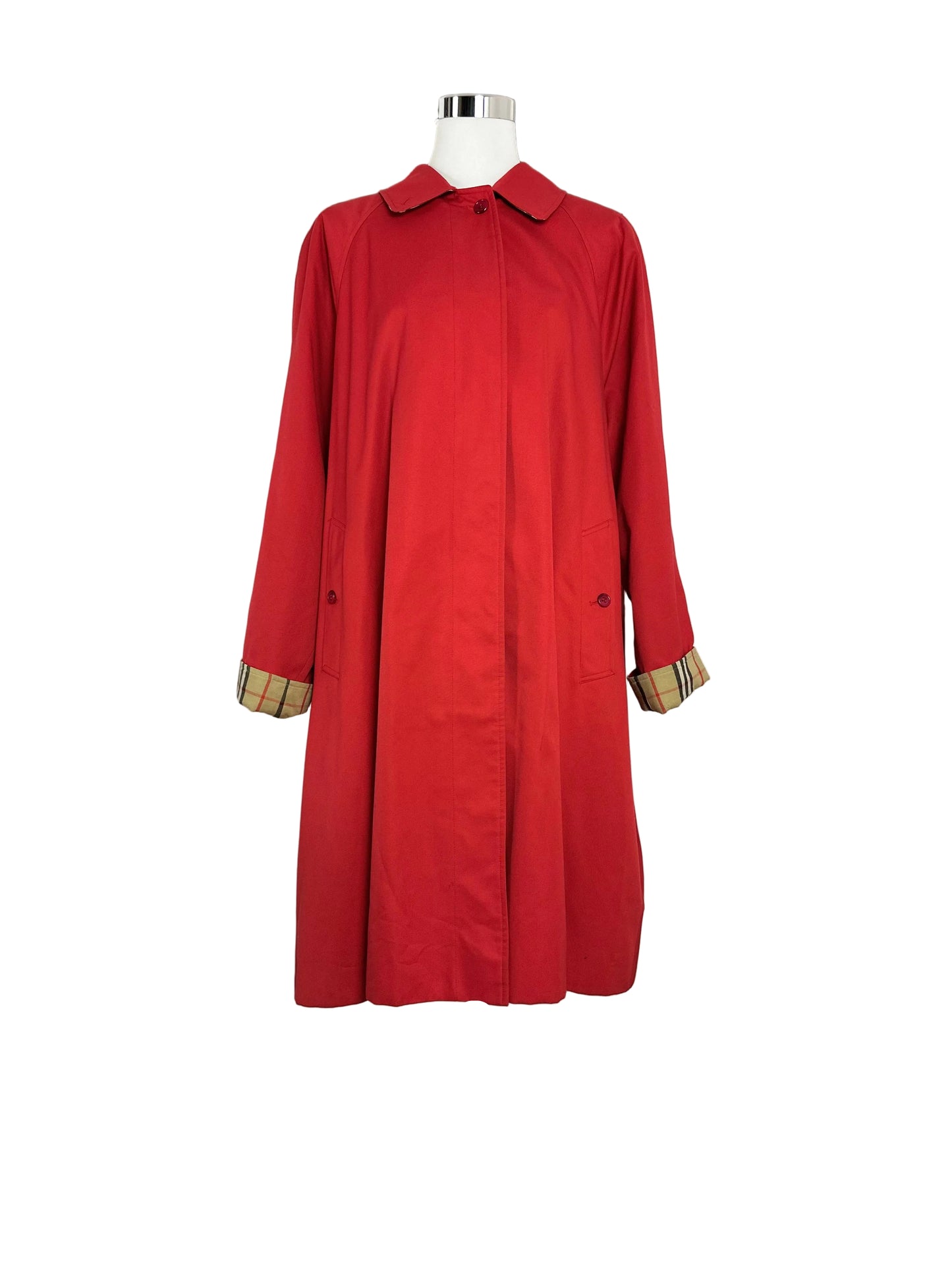 Vintage Burberry Car Coat Size 16 XL