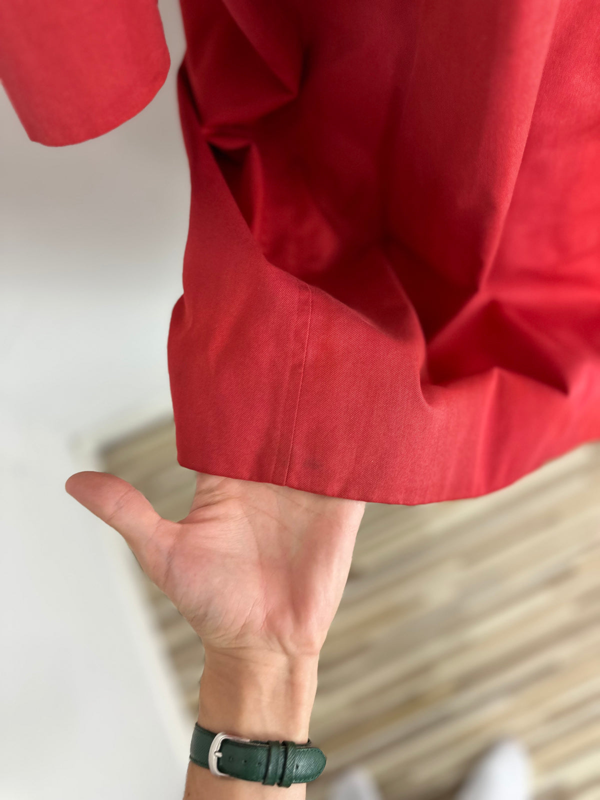 Vintage Burberry Trench Coat Red Size 14 L