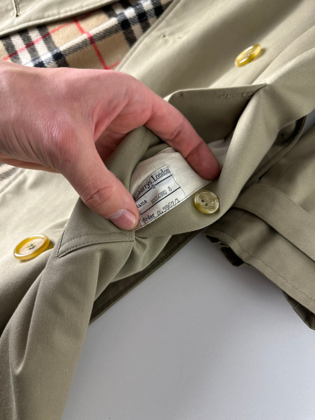 Burberrys Trenchcoat (6/XXS) including Inlet