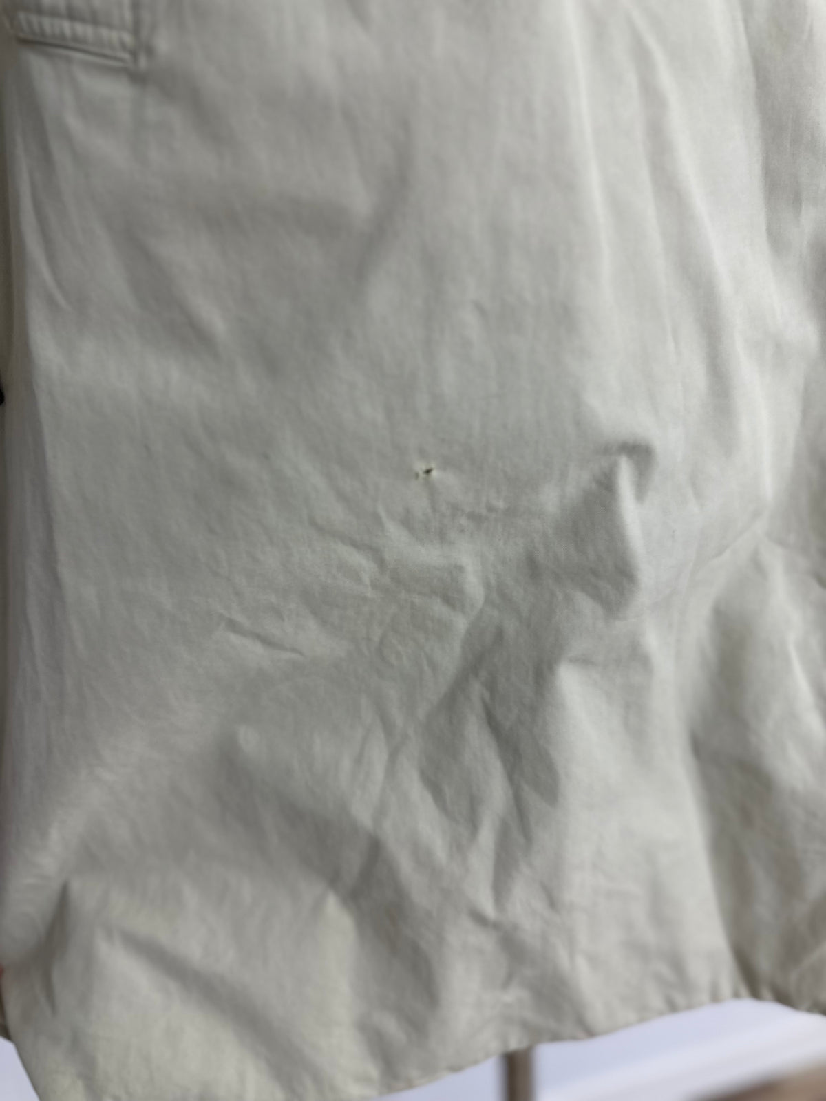 Vintage Burberry Trench Coat Creme Size 8 XS