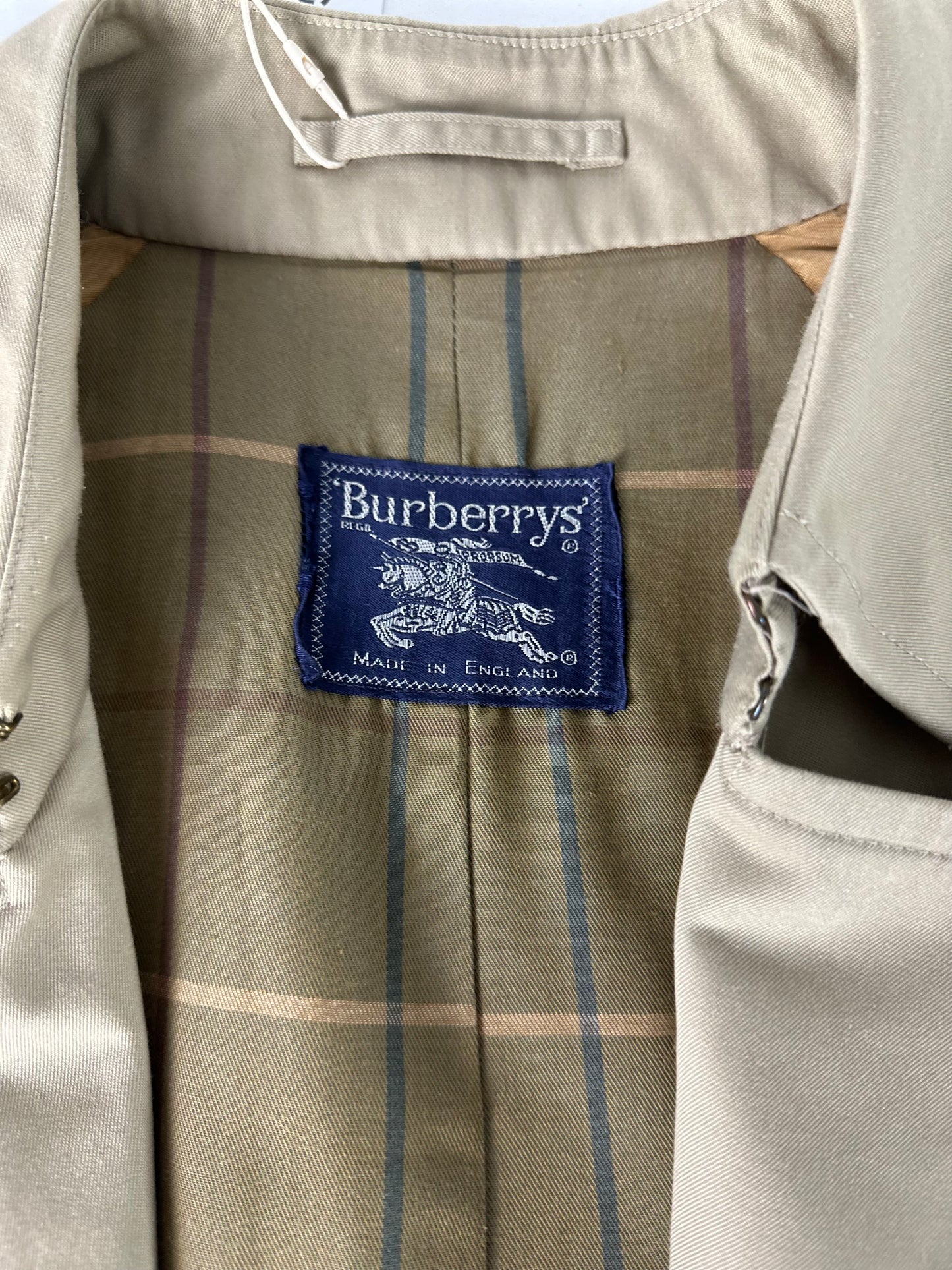 Vintage Burberry Trench Coat Size 54 XL