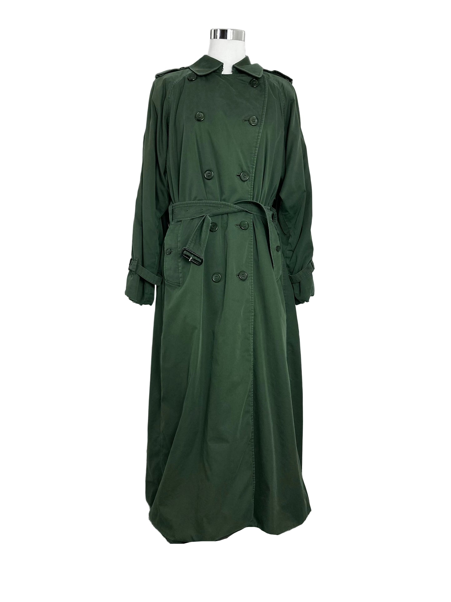 Vintage Burberry Trench Coat Size 12 M With Lining
