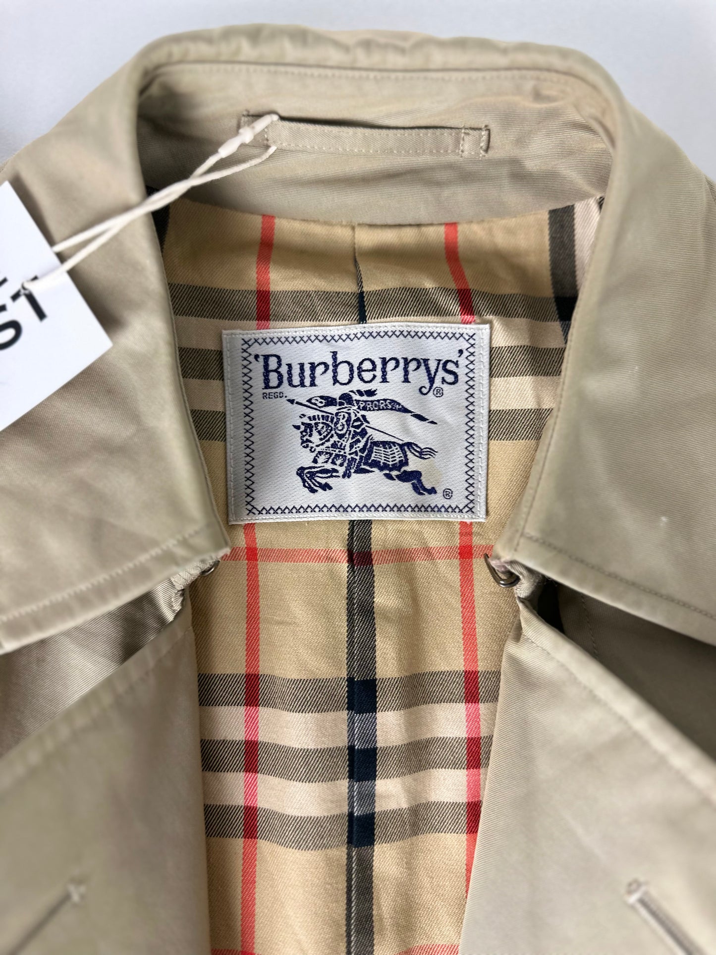 Vintage Burberry Trench Coat Size 12 M