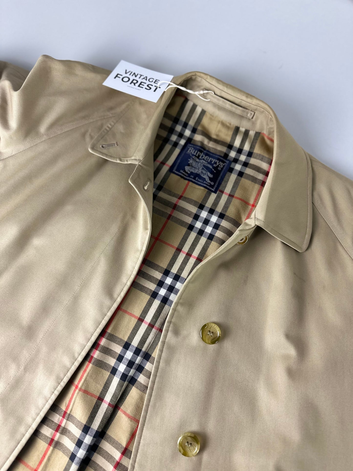 Vintage Burberry Car Coat Size 16 XL