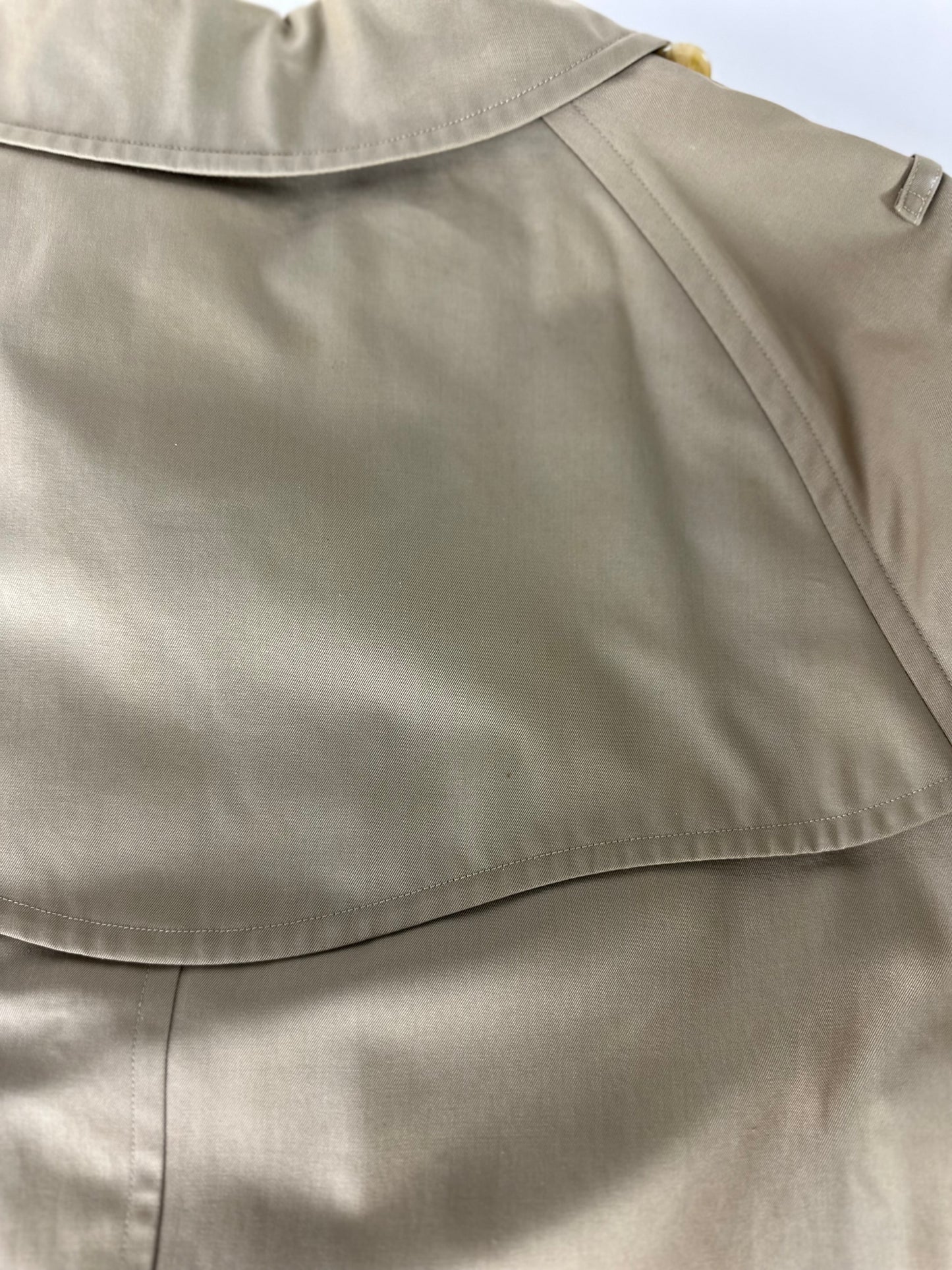 Vintage Burberry Trench Coat Size 10 S With Lining