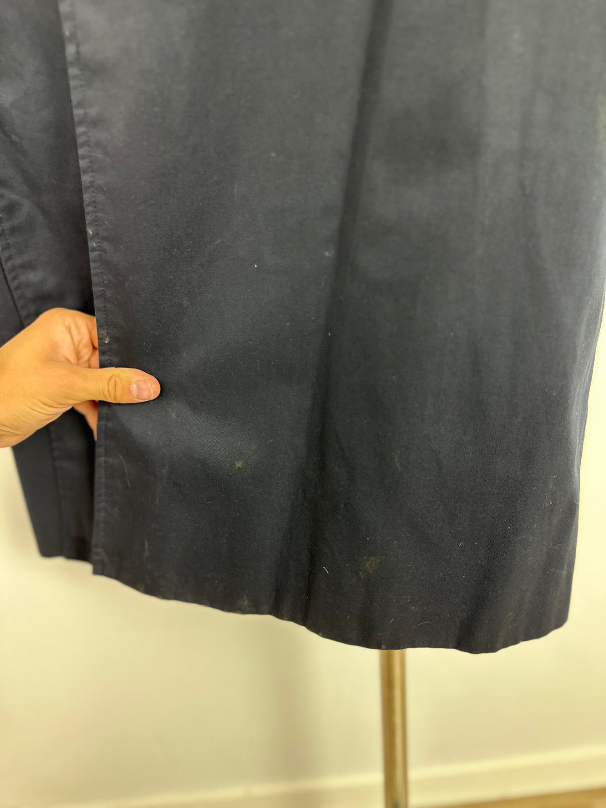 Vintage Burberry Car Coat Navy Size 52 L