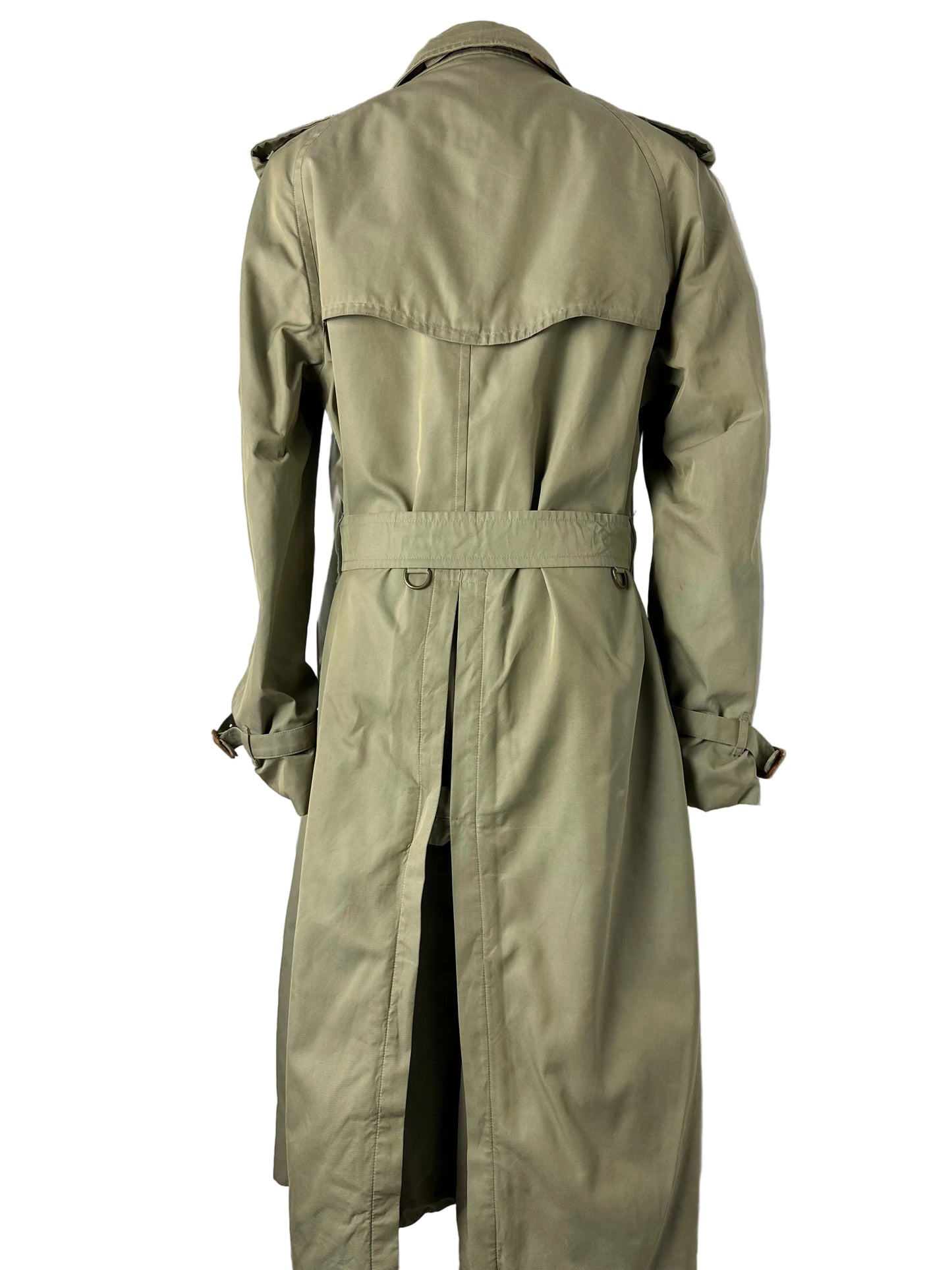 Vintage Burberry Trench Coat Oliv Size 52 L